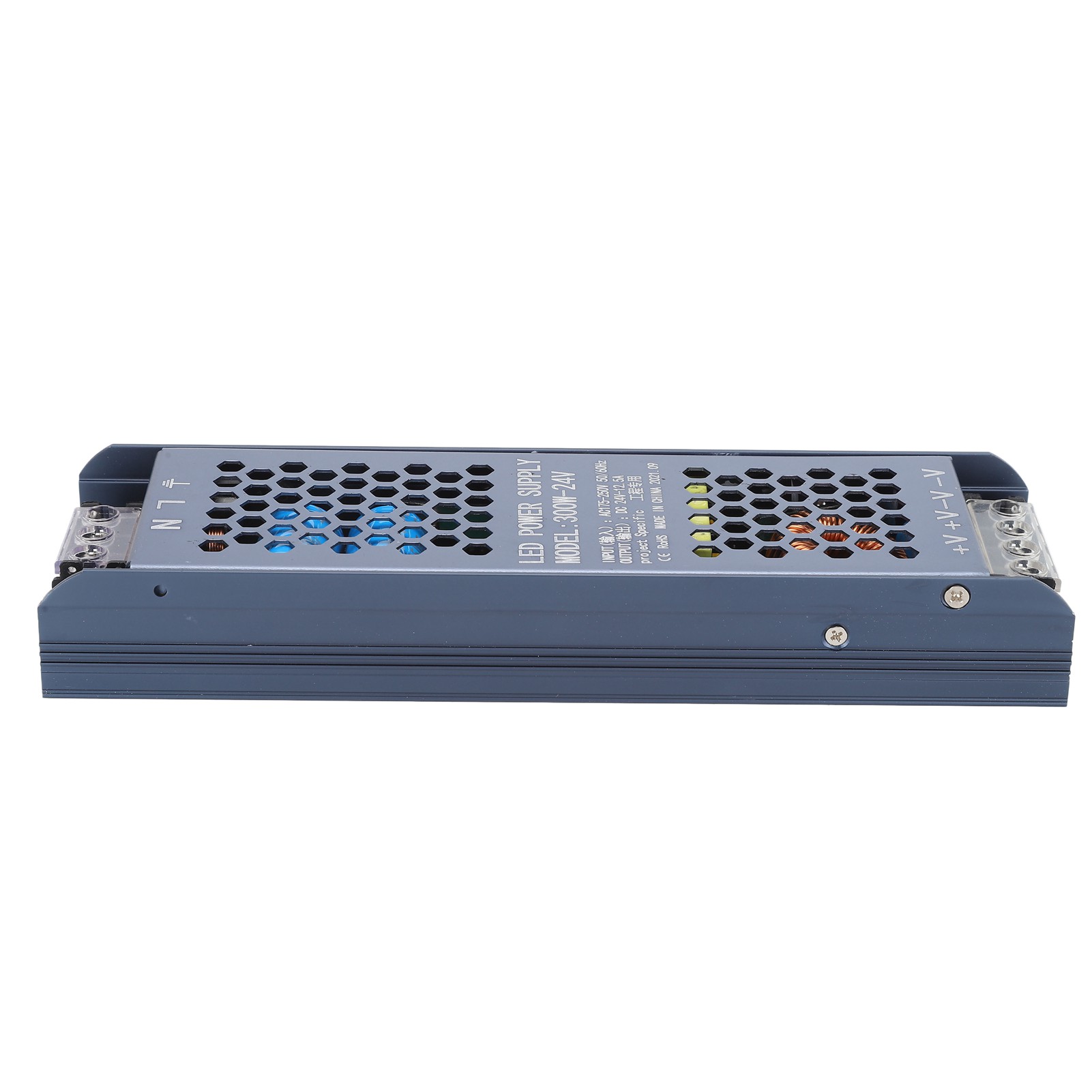 300w 24v 12,5a Led-netzteil, Langer Schwarzer Streifentransformator, Wasserdichter Treiber, Ac175-250v Konverter, Für Lichtstreifen Und Projektoren.