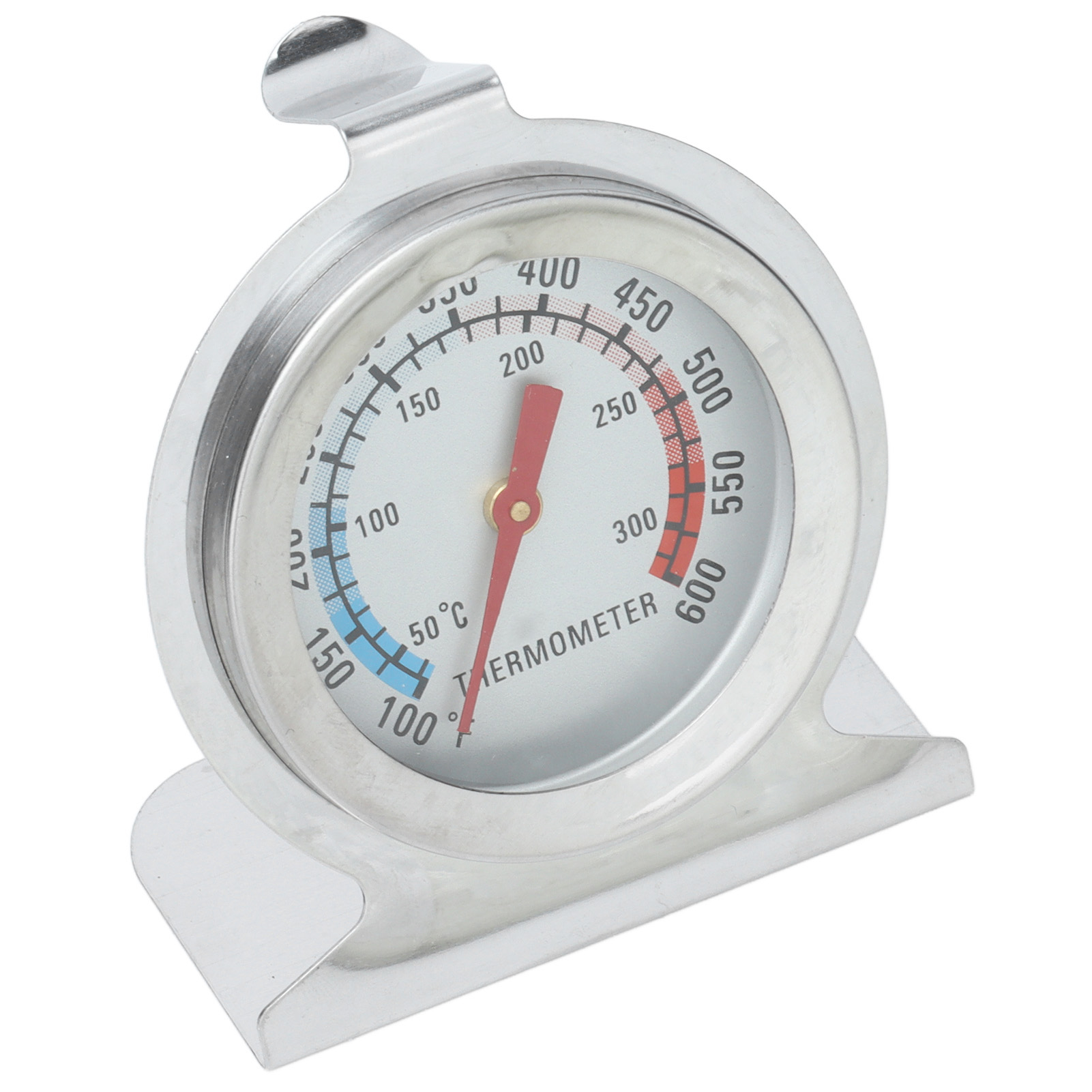 Ofenthermometer Aus Edelstahl, Zeigeranzeige, Präzises Kochen, Küchentemperaturfühler, Hochzuverlässige Temperaturanzeige