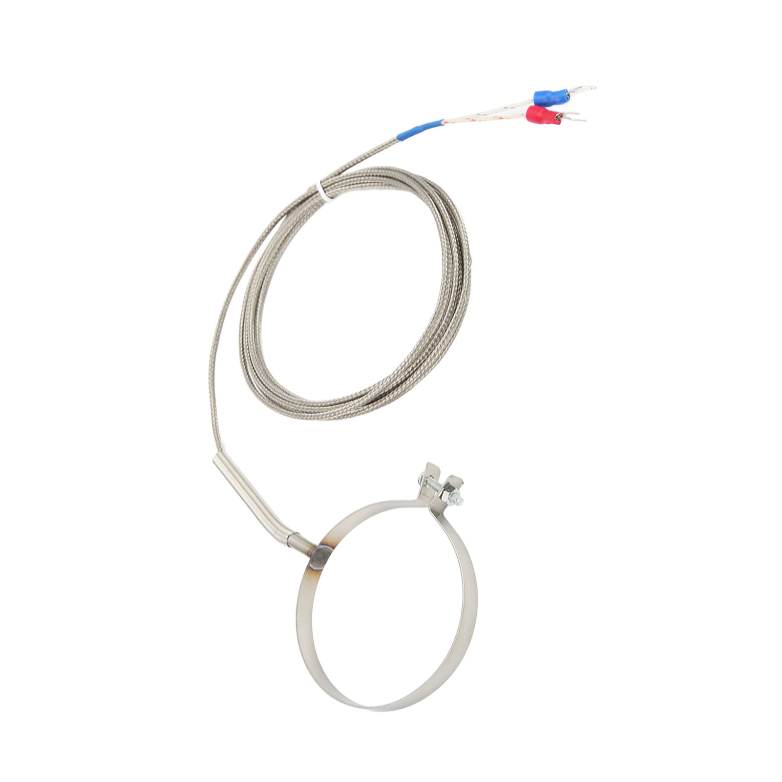 Temperatursensor Typ K 0–400 °c, 60-mm-thermoelementsonde Aus Edelstahl, Industriegewinde, 2 M Kabel, Präzise Temperaturregelung