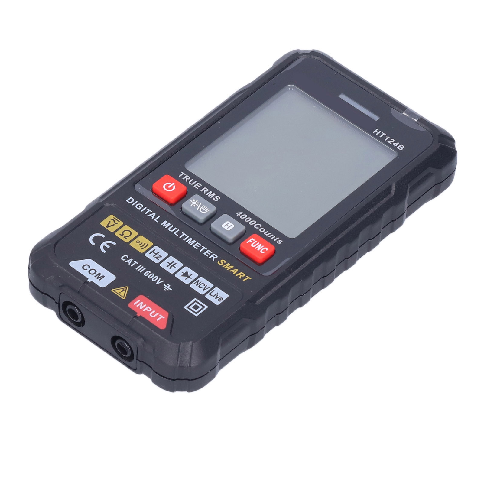 Ht124b Digitales Multimeter Mit Automatischer Bereichswahl, Hochpräzises, Tragbares True-rms-messgerät Für Spannung, Widerstand Und Kapazität, Intelligente Messung