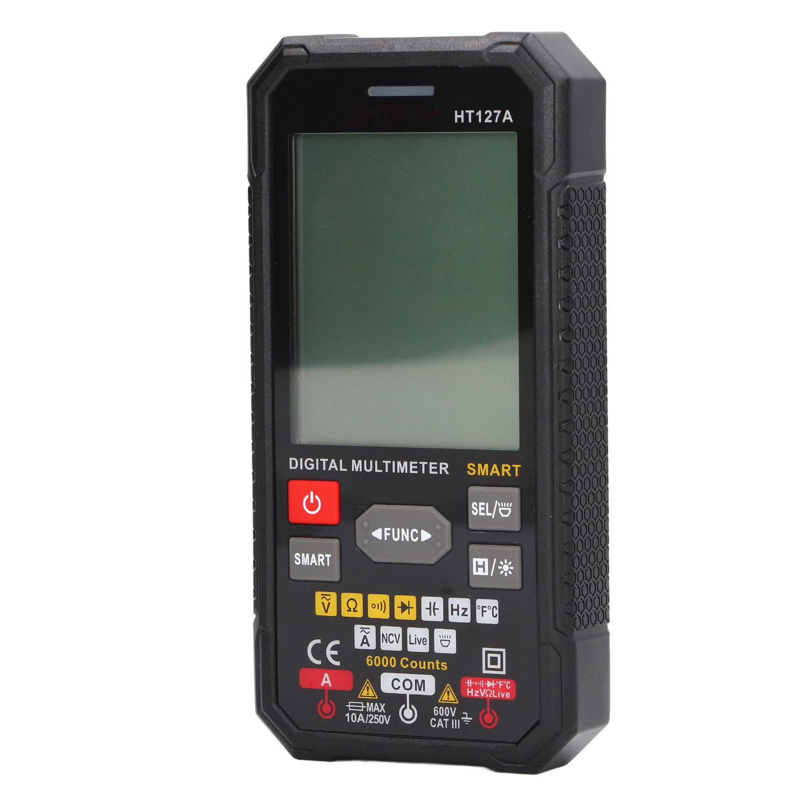 Intelligentes Digitales Mini-multimeter Mit Farb-lcd-bildschirm Und 3 Anzeigen, Taschenvoltmeter Und Spannungsprüfer Ht127a