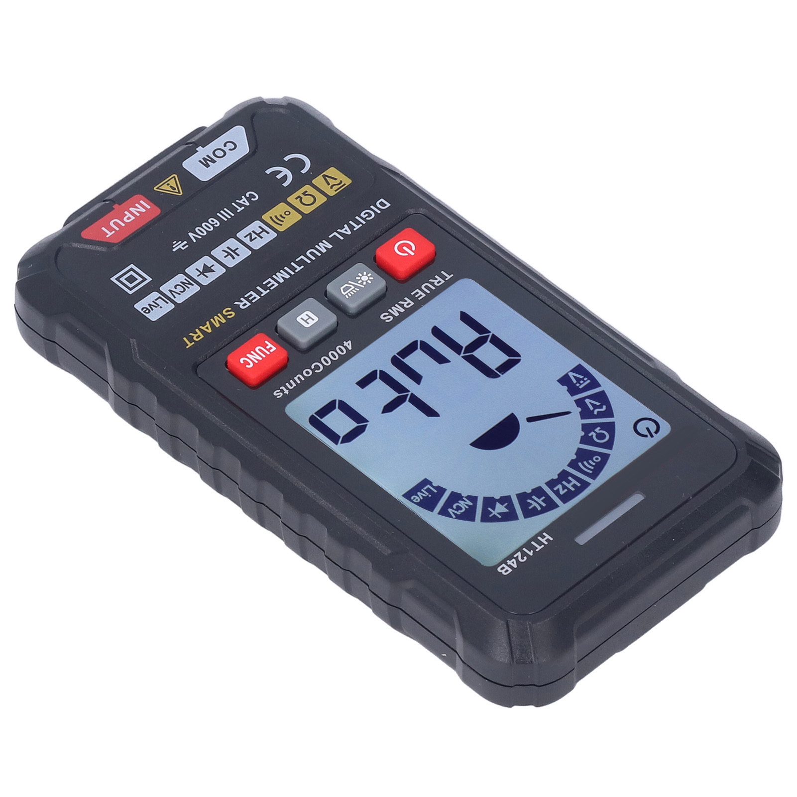 Ht124b Intelligentes Digitalmultimeter, Elektronisches Testgerät Mit Automatischer Erkennung, Messung Elektrischer Parameter, Professionelles Messgerät