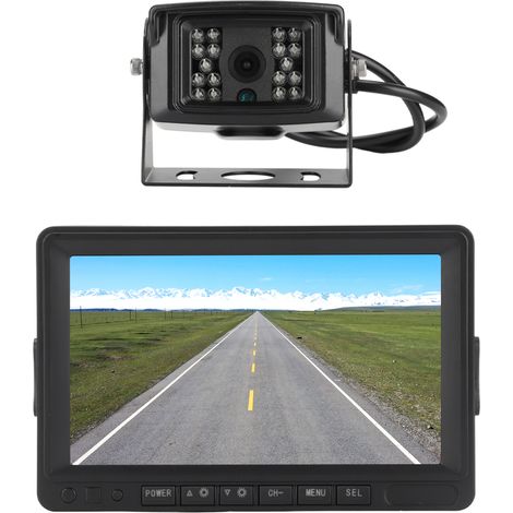 1080p Hd-rückfahrkamera Mit 7-zoll-lcd-bildschirm, Ip69 Wasserdicht Und Infrarot-nachtsicht, Für Wohnmobile, Lkws, Anhänger Und Busse.