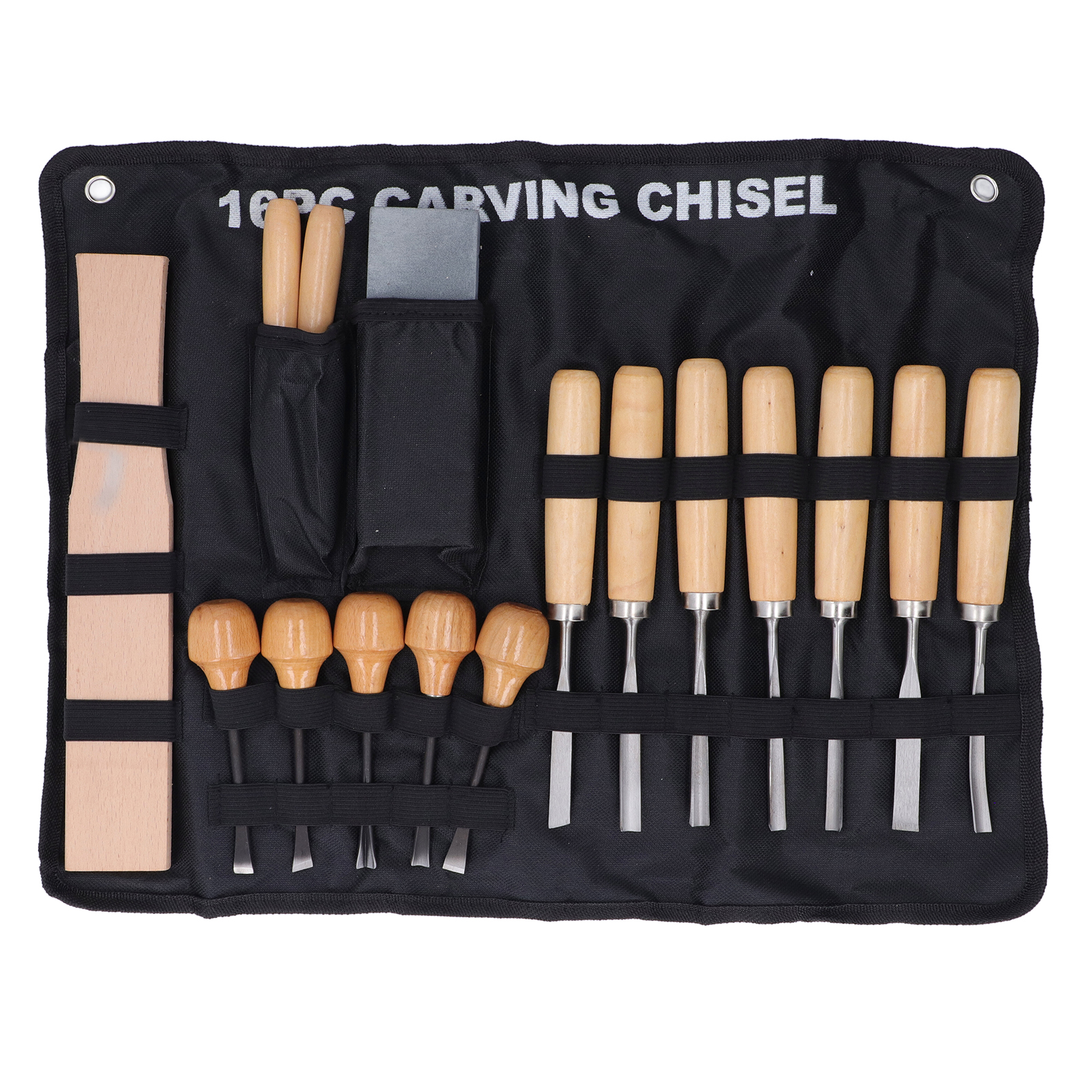Set Aus 16 Holzschnitzwerkzeugen Aus Stahl, Professionelles Holzmeißel-set, Manuelles Graviermesser, Klingensatz Für Holzbearbeitung Und Gravur.