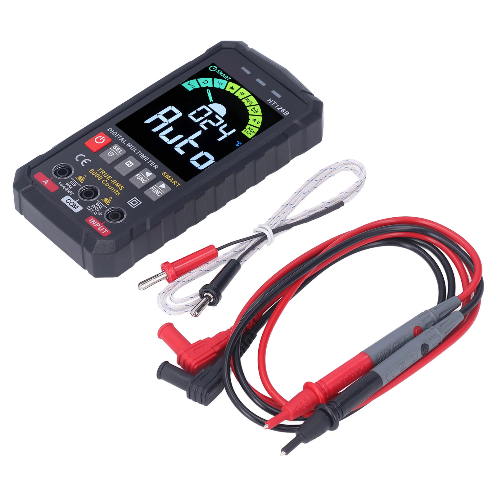 Hochpräzises Digitales Multimeter Mit Farbbildschirm, Intelligenter Elektrischer Tester Für Elektronische Bauteile
