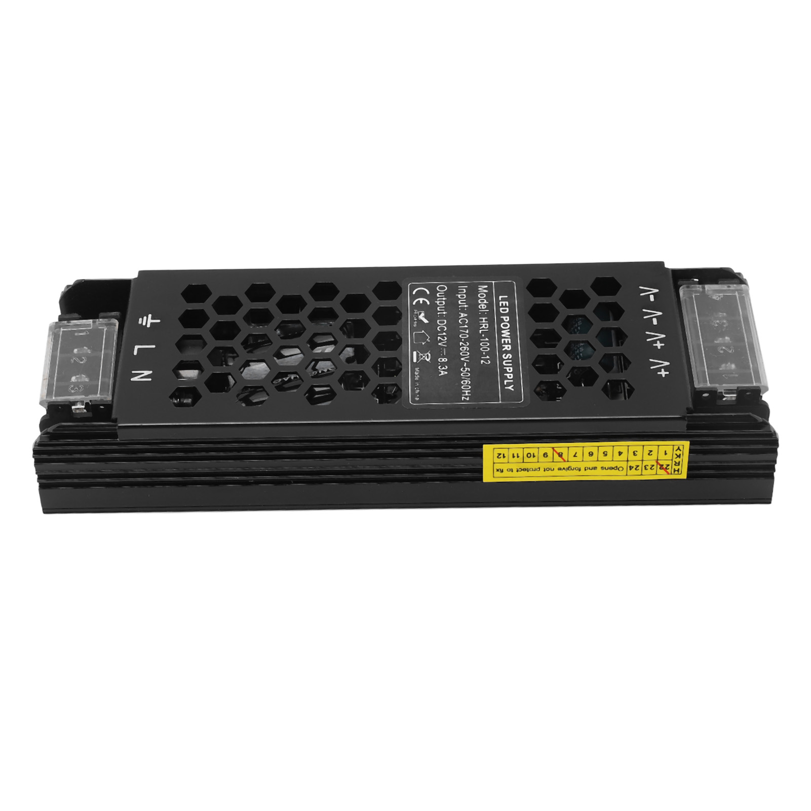 100-w-led-netzteil, Wechselstromeingang 170–260 V, Gleichstromausgang 12 V, Konverter Für Led-streifen, Wasserdichter Transformator