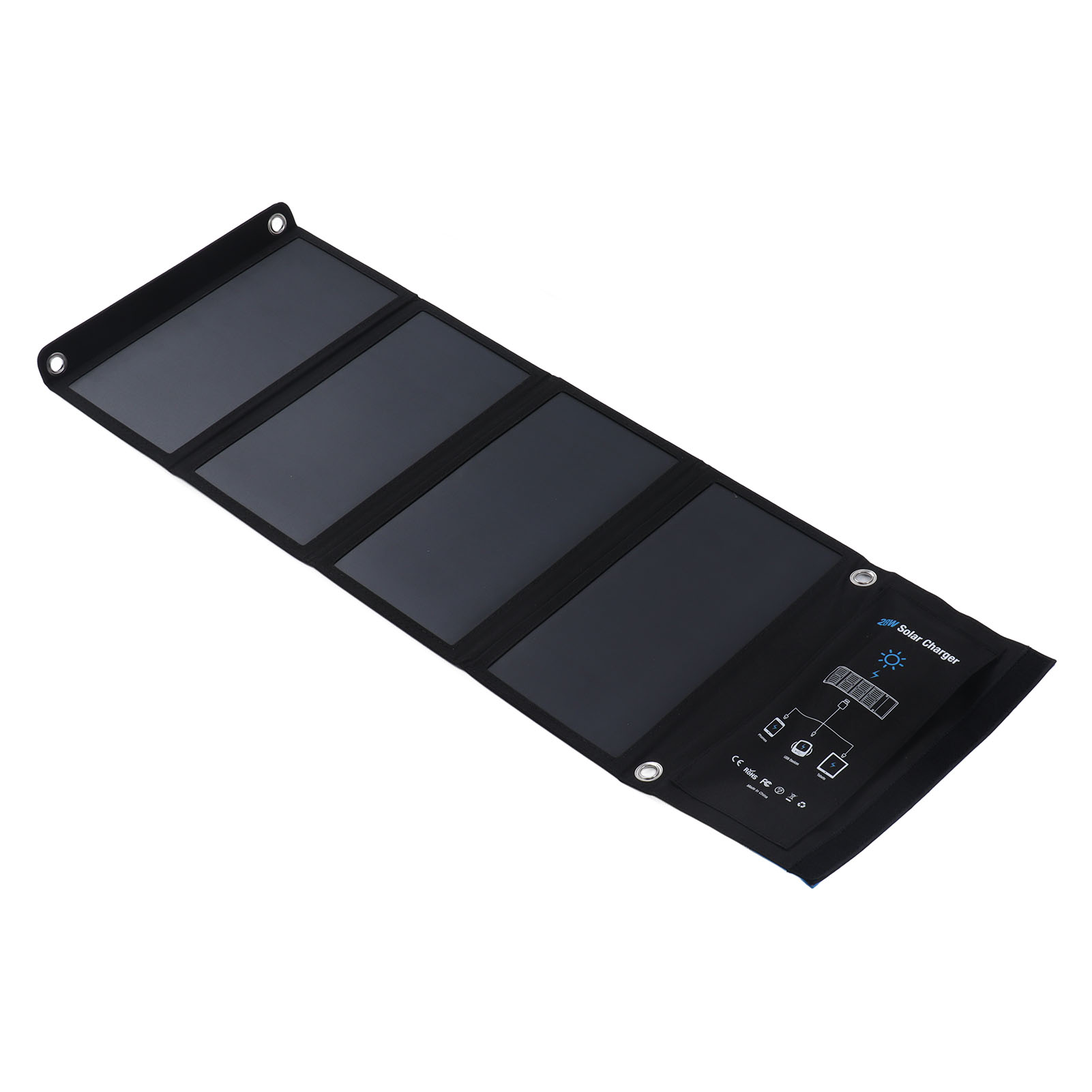 28-w-wasserdichtes, Tragbares Solarladegerät, Hocheffizientes Solarpanel Für Den Außenbereich, Dc 5 V