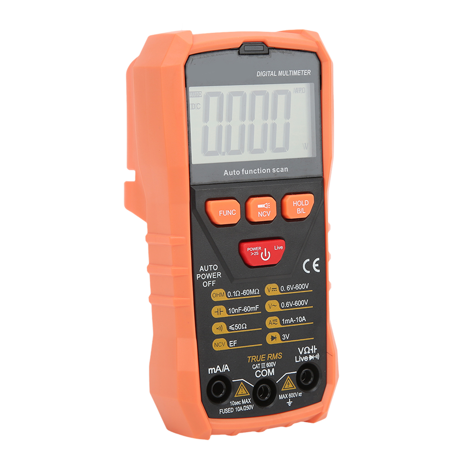 85d Intelligentes Digitalmultimeter, Hochpräziser Spannungs-, Strom-, Widerstands- Und Kapazitätstester, Lcd-bildschirm, Ac/dc-messung, Professionelles Elektrisches Diagnosegerät.