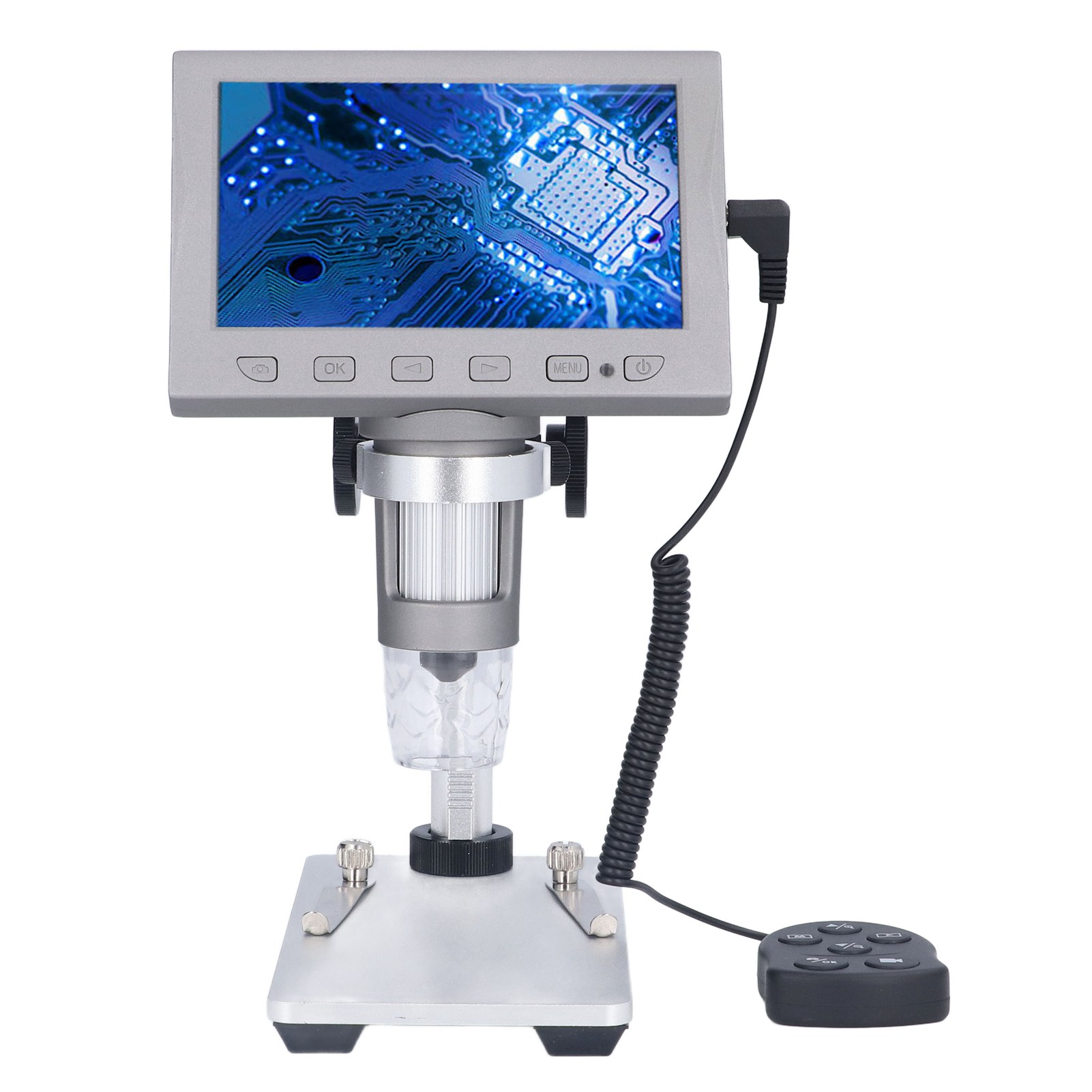 Digitales Mikroskop Mit 4,5-zoll-lcd-bildschirm, Hohe Auflösung, Pc-kompatibel, Ideal Für Inspektion Und Reparatur