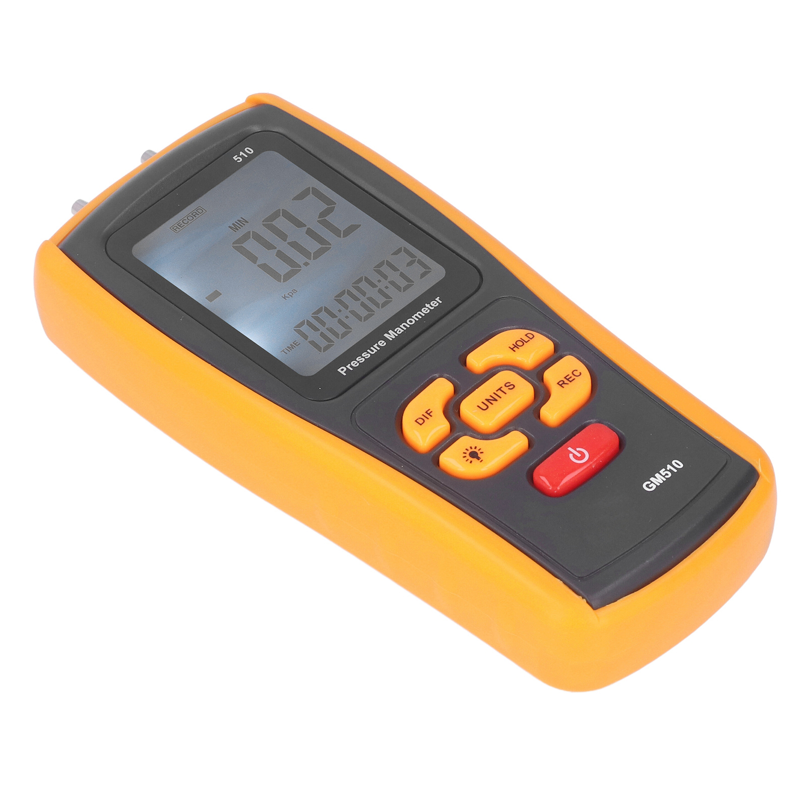 Gm510 Professionelles Digitales Manometer, Tragbares Differenzdruckmessgerät Für Luft/gas, Manometer Mit Digitalanzeige.