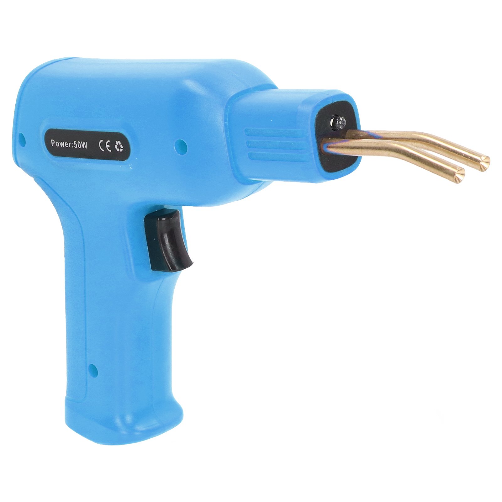50-w-kunststoffschweißgerät-set Für Die Reparatur Von Autostoßstangen Mit 4 Nageltypen, Blau, Eu-stecker 220–240 V