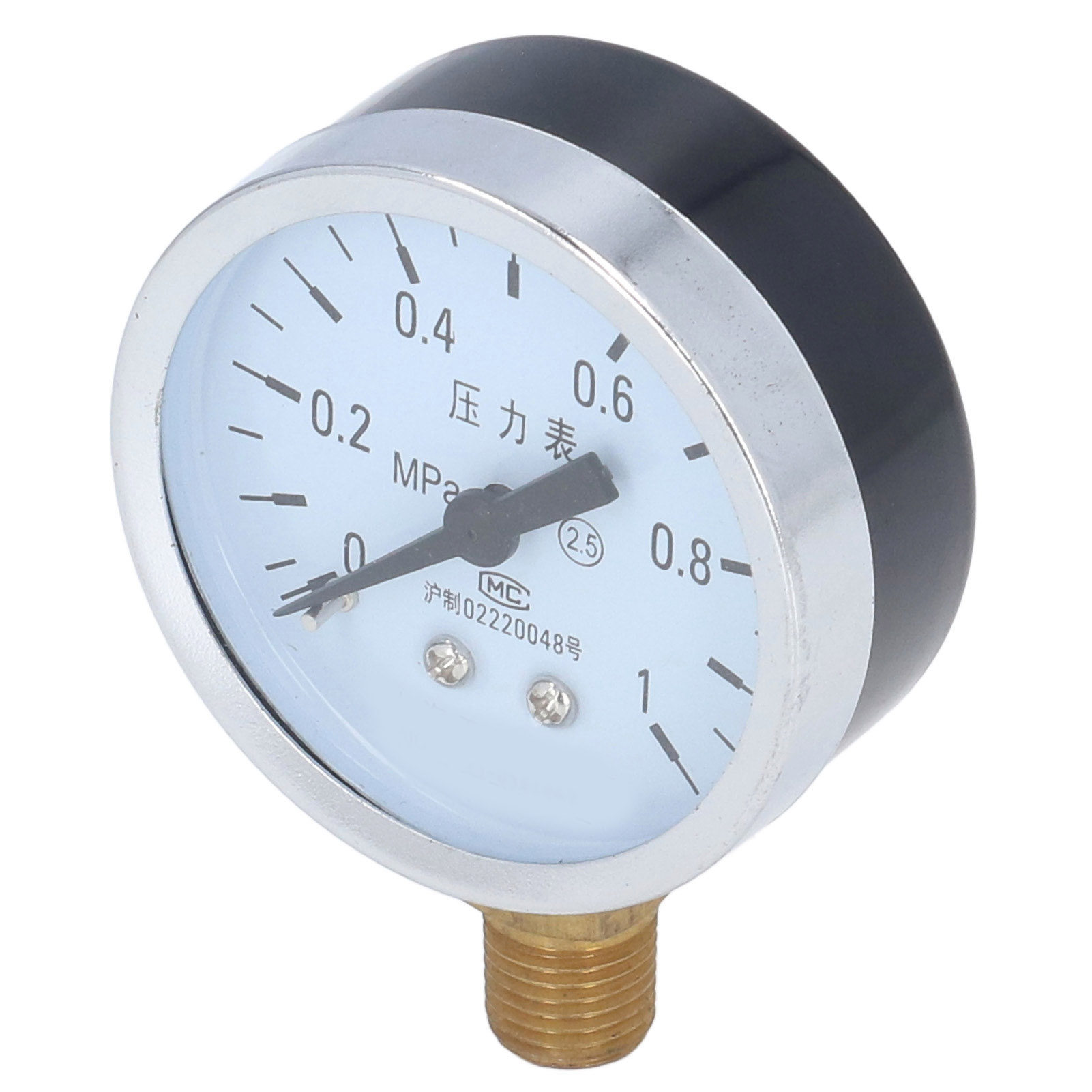 1/4 Npt-manometer, Hohe Genauigkeit, Gut Ablesbares Zifferblatt, Stahlgehäuse, Wasserdruckmessung, Für Anwendungen In Der Öl- Und Chemieindustrie