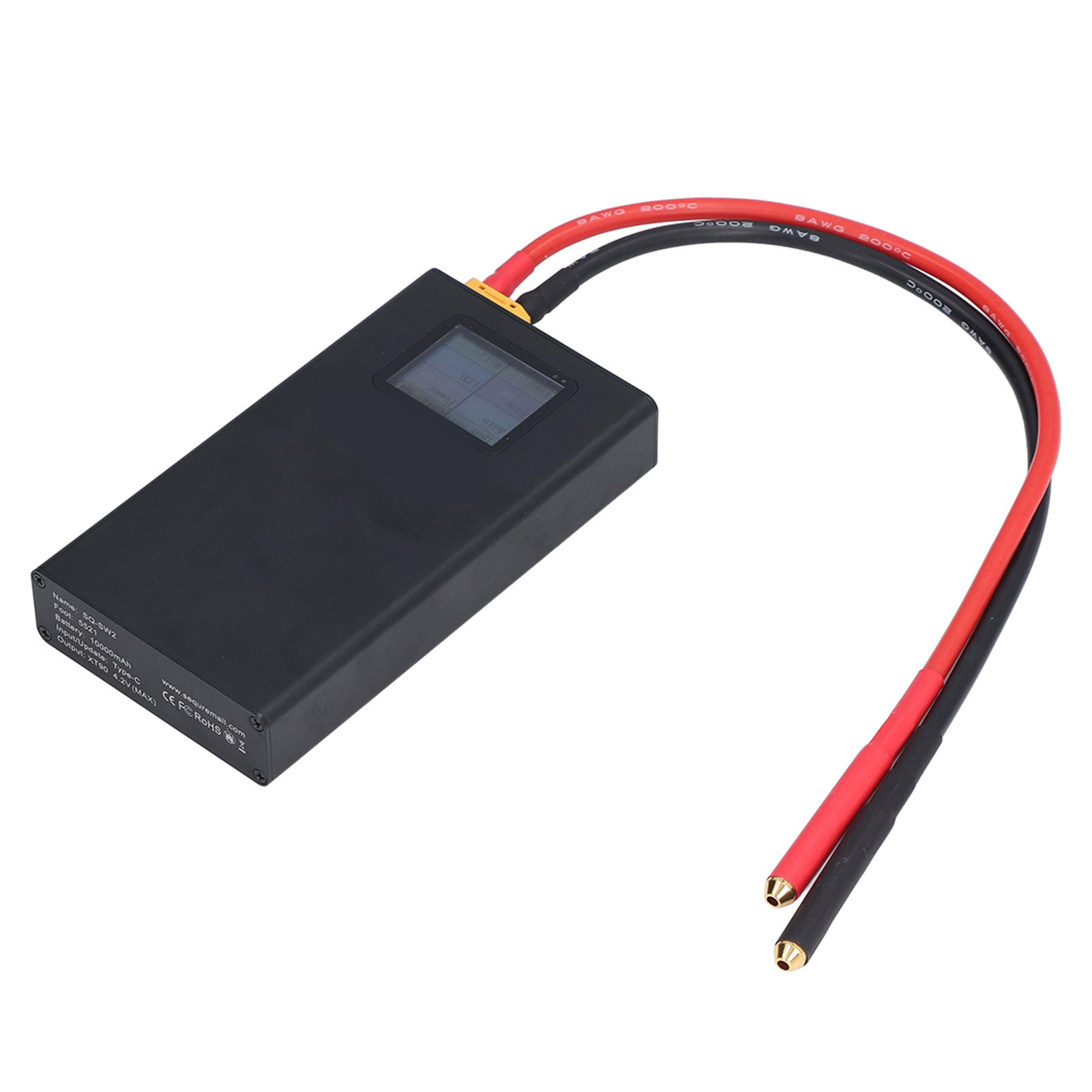 Mini-akku-punktschweißgerät 100–240 V Sqsw2 (eu-stecker), Tragbares, Wiederaufladbares Schweißgerät Mit Lcd-bildschirm Für Heimwerker Und Akku-reparaturen
