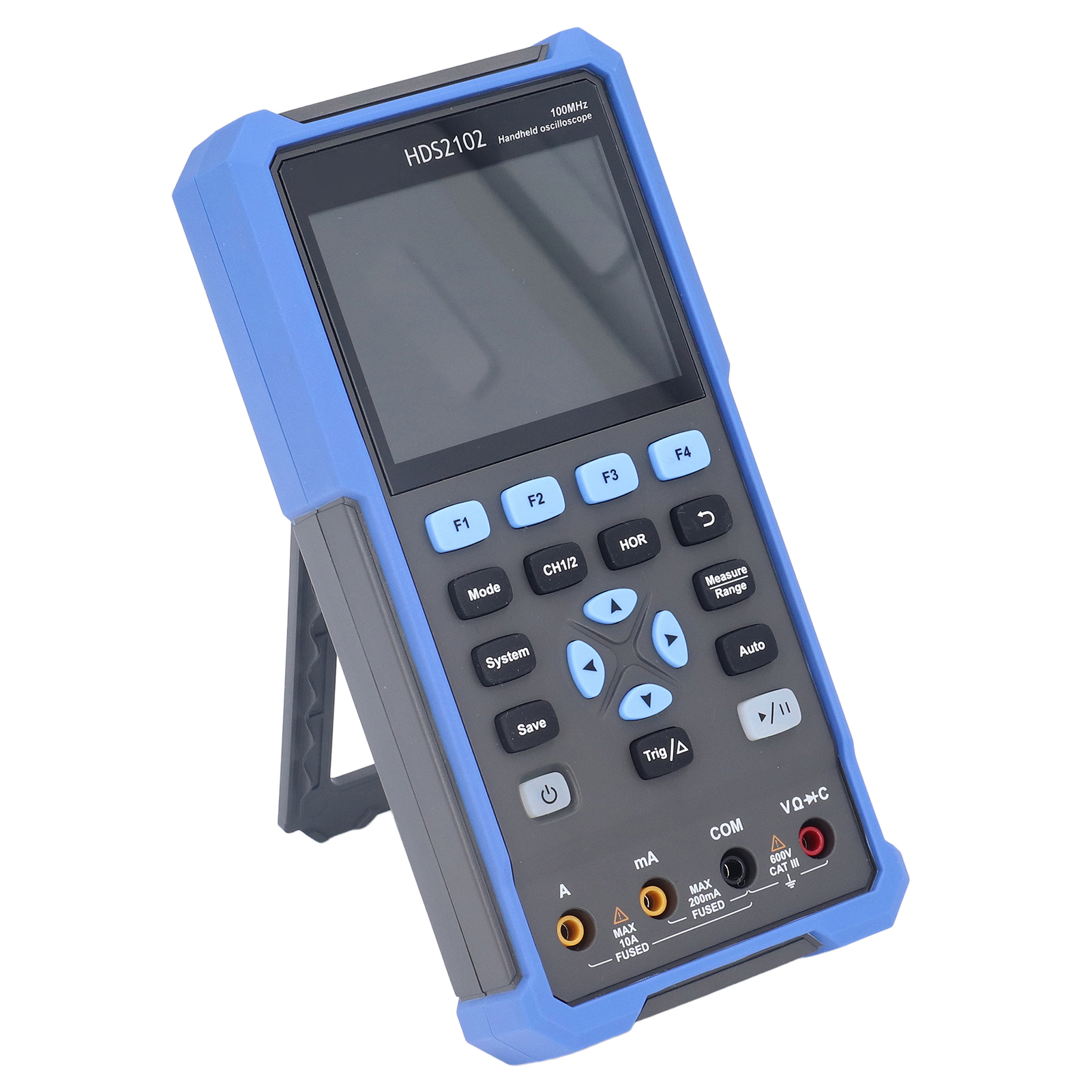 Tragbares Zweikanal-lcd-digitalmultimeter, Taschenoszilloskop Mit 100–240-v-eu-stecker, Wechselspannungsprüfer