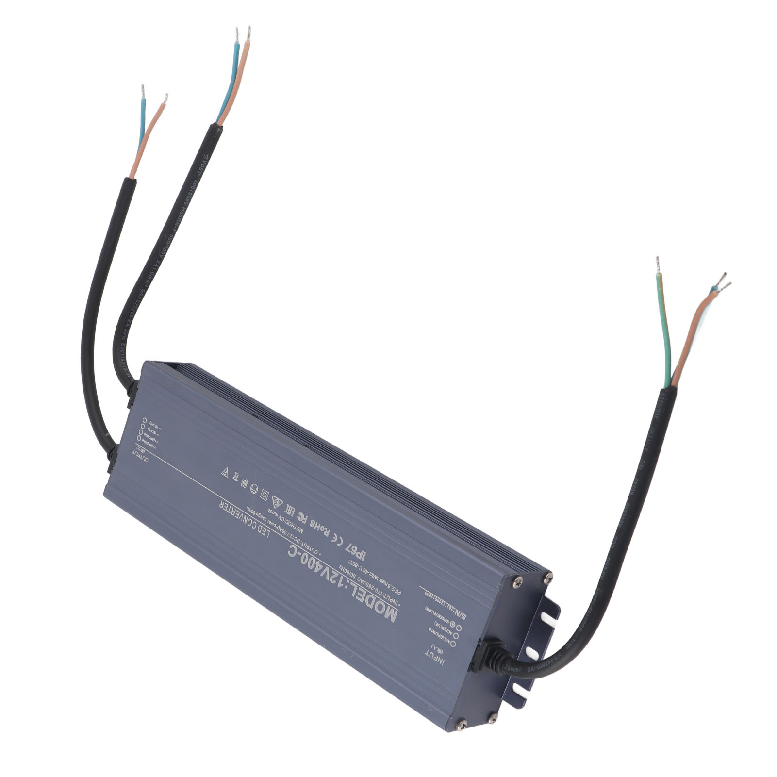 Ip67 Wasserdichtes 400w Led-netzteil, 12v 30a Transformator, Konstantspannung, Eingebauter Schutz, Ac170-265v Eingang, Für Außenstreifen Und Strahler.