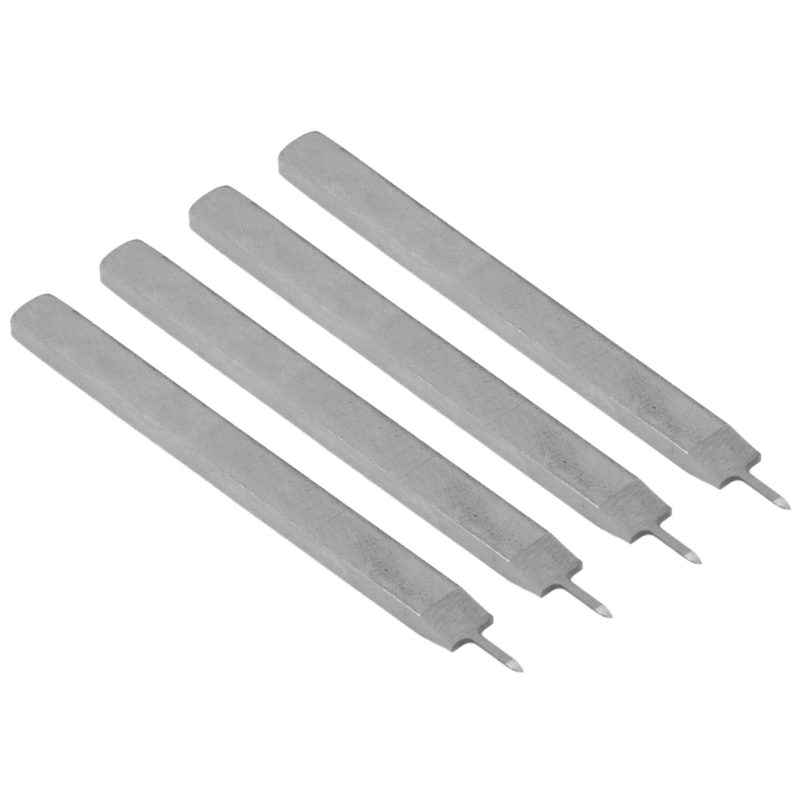 Satz Von 4 Lederstempeln, 1 Zahn, Gehärteter Schnellarbeitsstahl, 5 Mm Teilung, Präzisionswerkzeug Zum Bohren Und Markieren.