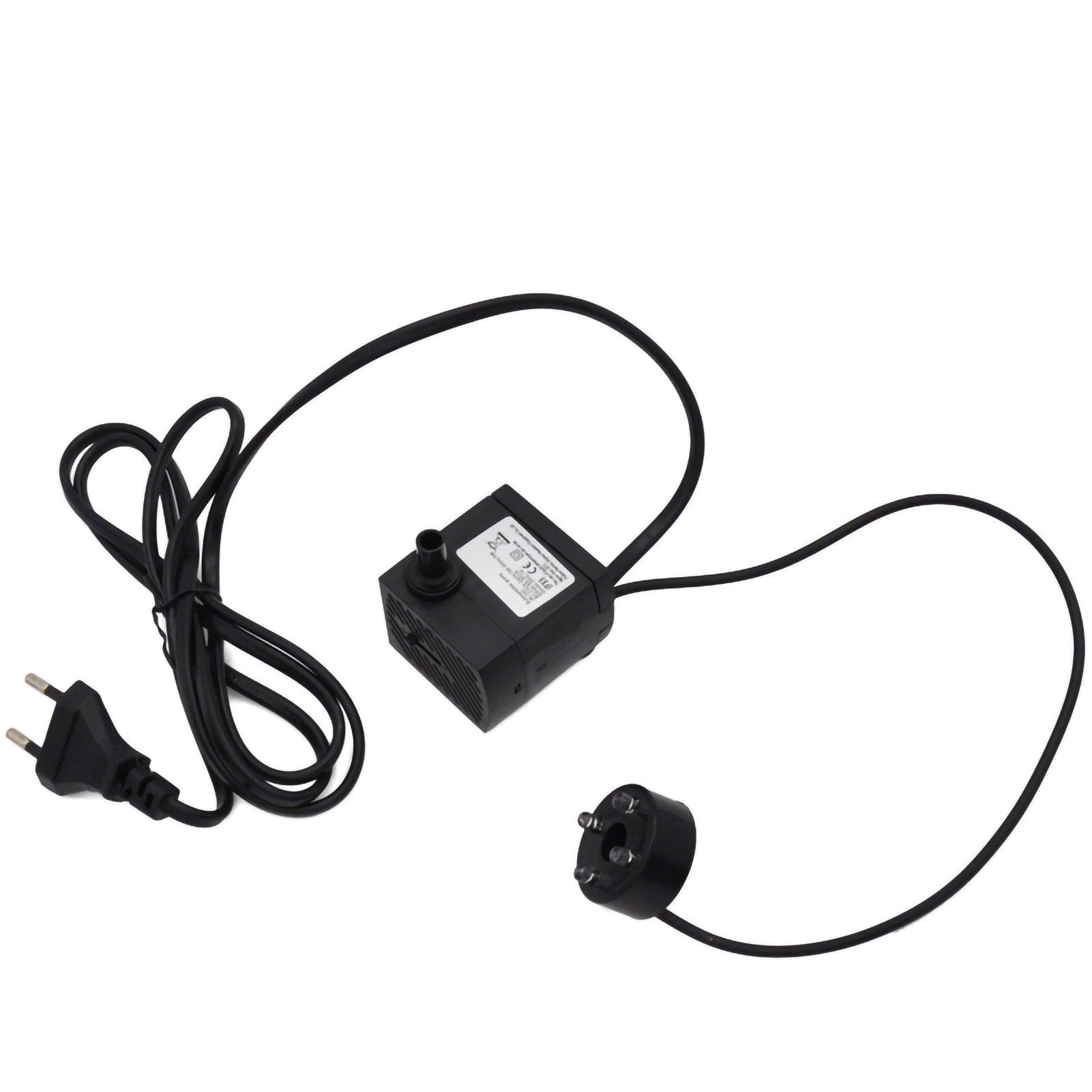 Leise Abs 5w Tauchpumpe, Hohe Förderleistung, 4 Leds, Für Gartenteich, Springbrunnen, Aquarium, Sumpf, Teich.