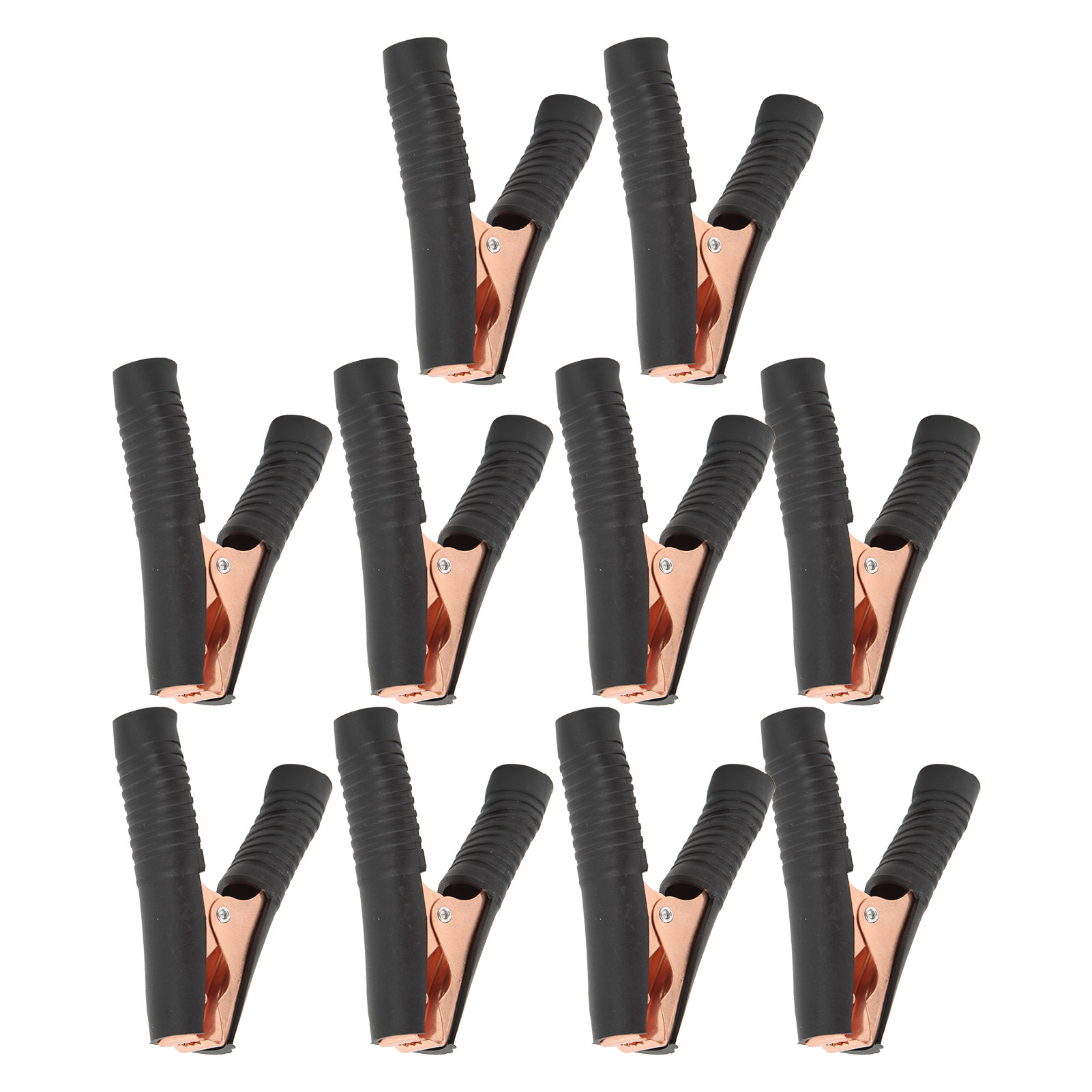 10 Batterieprüfklemmen (100 A), 20 Mm Öffnung, Leicht, Für Pkw Und Lkw, Schwarz