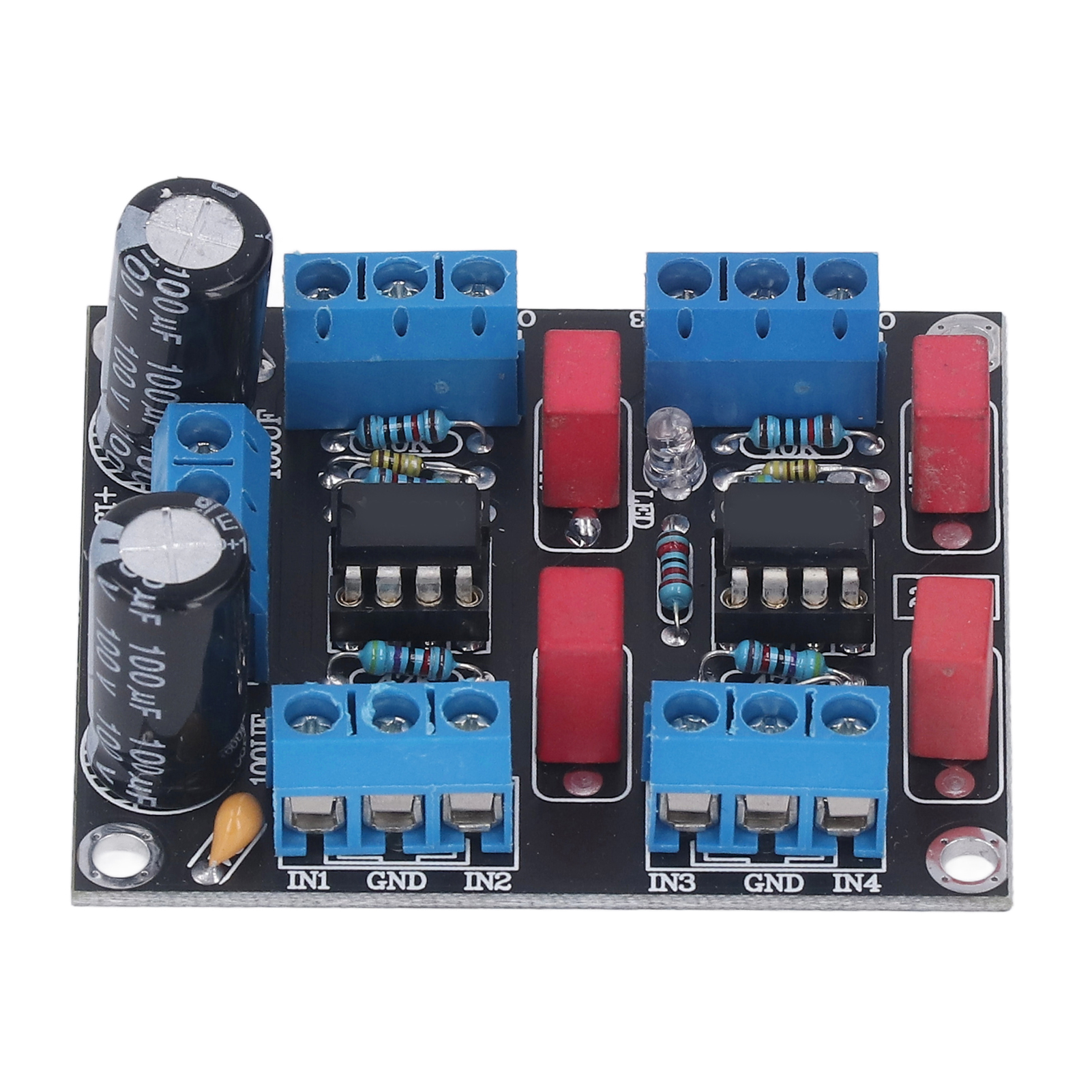 Ne5532 5w 4-kanal Verstärker-/vorverstärkermodul, Treiberplatine, Netzteil 2, Dc12v-15v