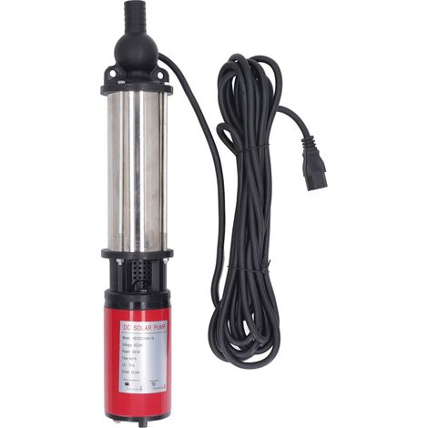 24 V Gleichstrom, 300 W, 4 M³/h, 15 M Förderhöhe, Tauchpumpe Mit Kupfermotor Für Tiefbrunnen, Haushalt, Landwirtschaft, Camping Und Fahrzeuge