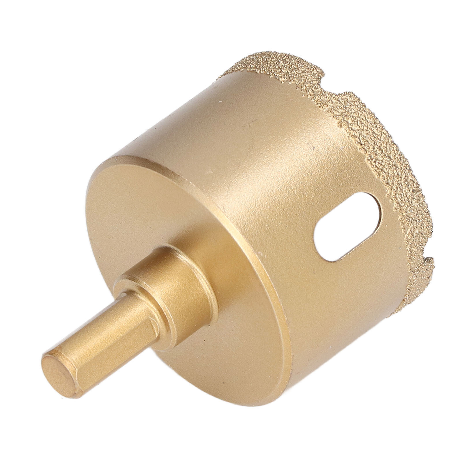 50-mm-diamantlochsäge Mit Hartmetallspitze Für Fliesen, Kernbohrer Für Porzellan Und Glas, Dreieckiger Stahlbohrer