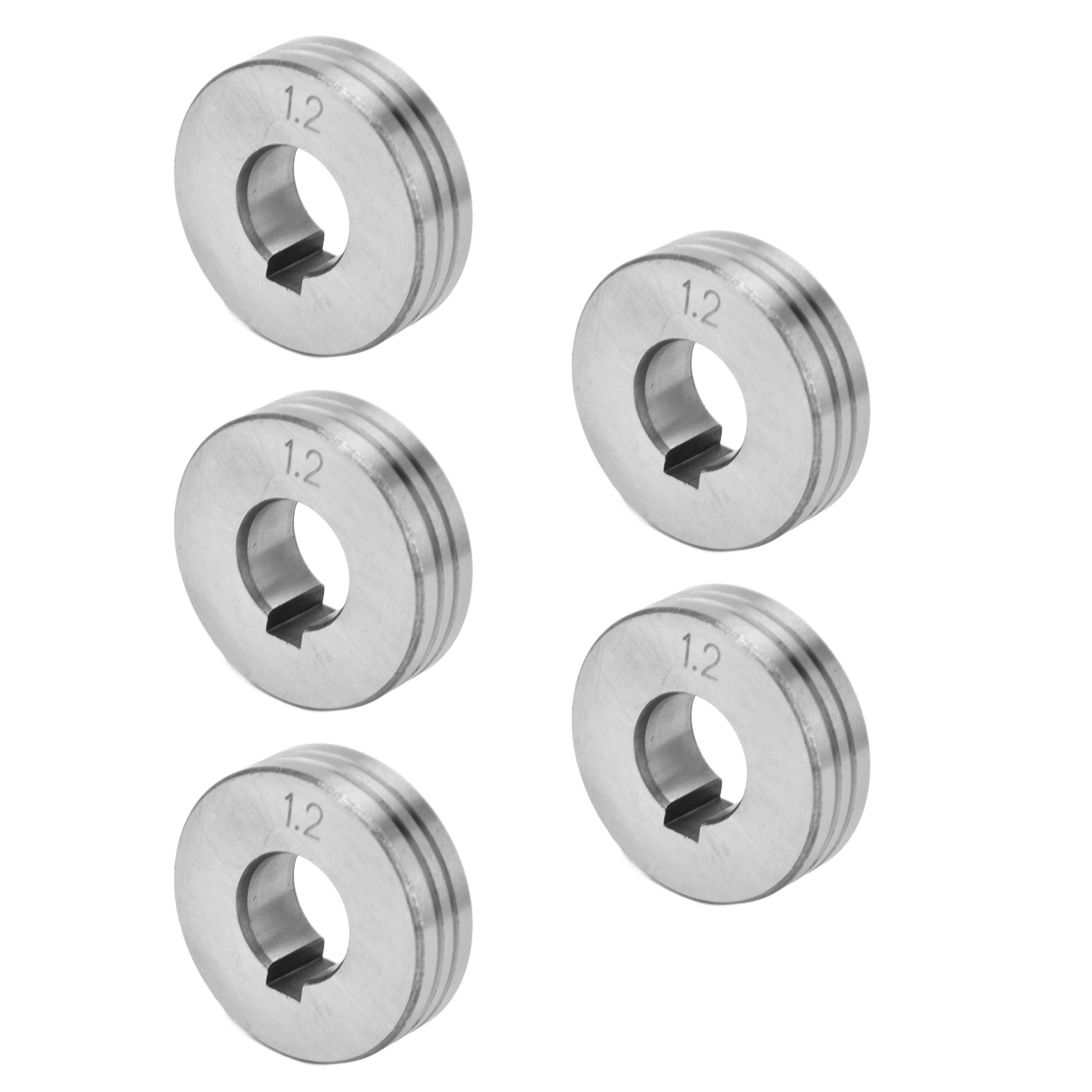 10 Antriebsrollen Für 1,0–1,2 Mm Schweißdraht, Gerillte Führungsrolle Für Zk-schweißgeräte, 10er-packung
