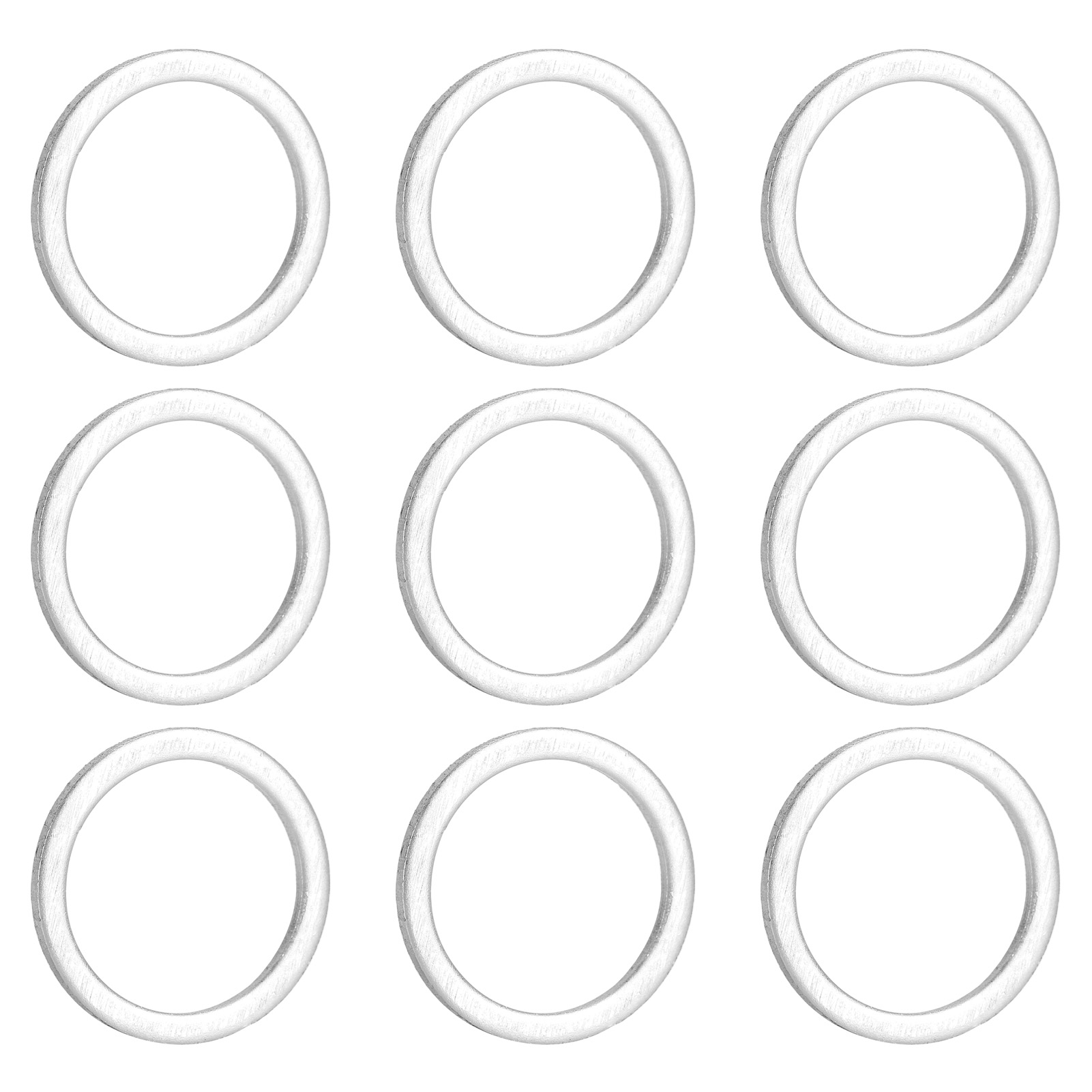 120-teiliges Set Aus Flachen Edelstahlscheiben, Befestigungsdichtungen Für Lager, Räder, Zahnräder, Schrauben, Muttern, Edelstahl-unterlegscheiben, Packung Mit 120 Stück, Durchmesser 4807-1215-1000