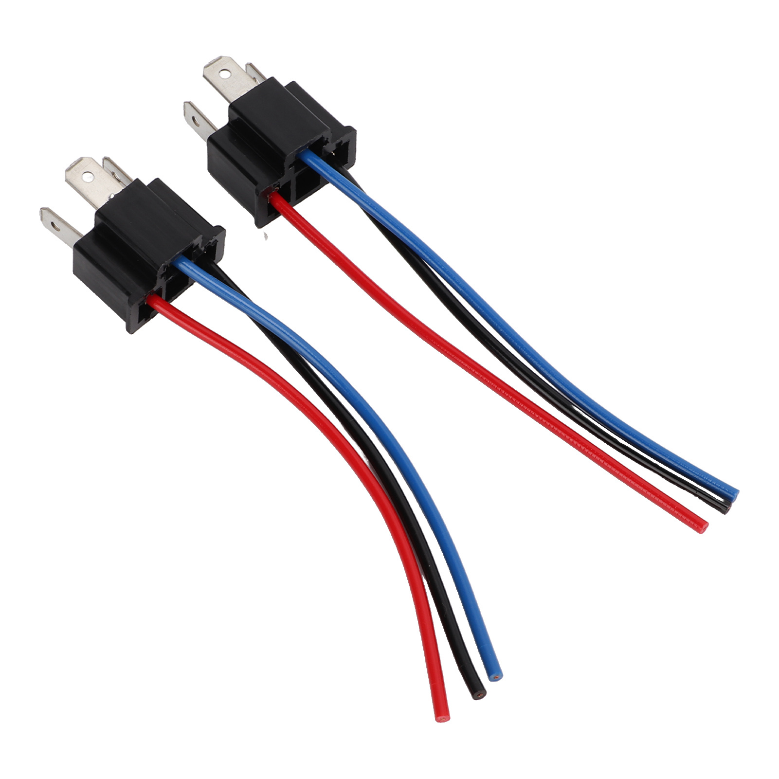 H4-buchse X2, Lampenkabelbaum, Scheinwerferfassung Mit Kabel, Stecker, Kfz-anschlussset, Paar Mit 2 Stück.