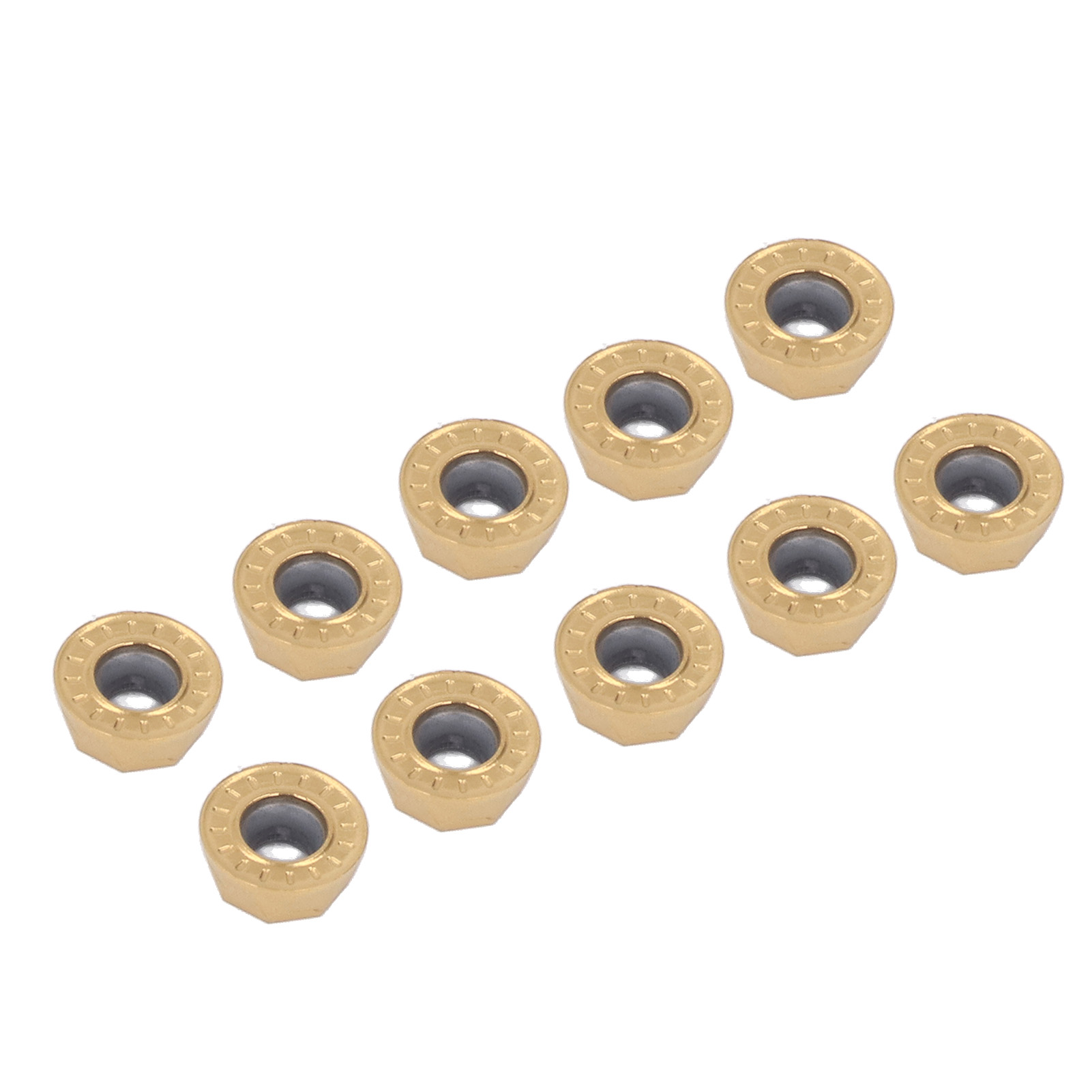 Satz Mit 10 Wendeschneidplatten Aus Hartmetall Rpmt1204 Für Cnc-dreh- Und Fräsbearbeitungen Zur Metallbearbeitung