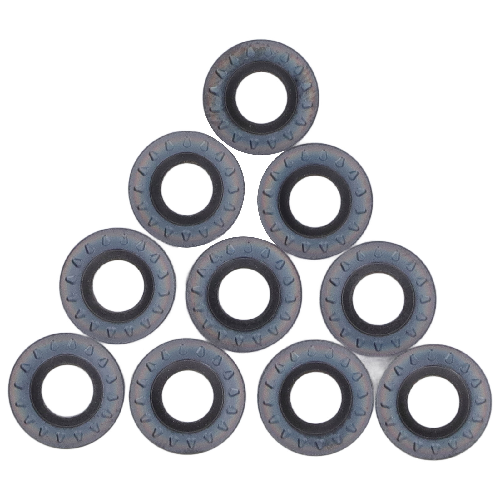 Satz Mit 10 Beschichteten Runden Hartmetall-wendeschneidplatten Für Holz- Und Metalldreharbeiten, Cnc-fräsen, Drehwerkzeuge, Werkzeughalter