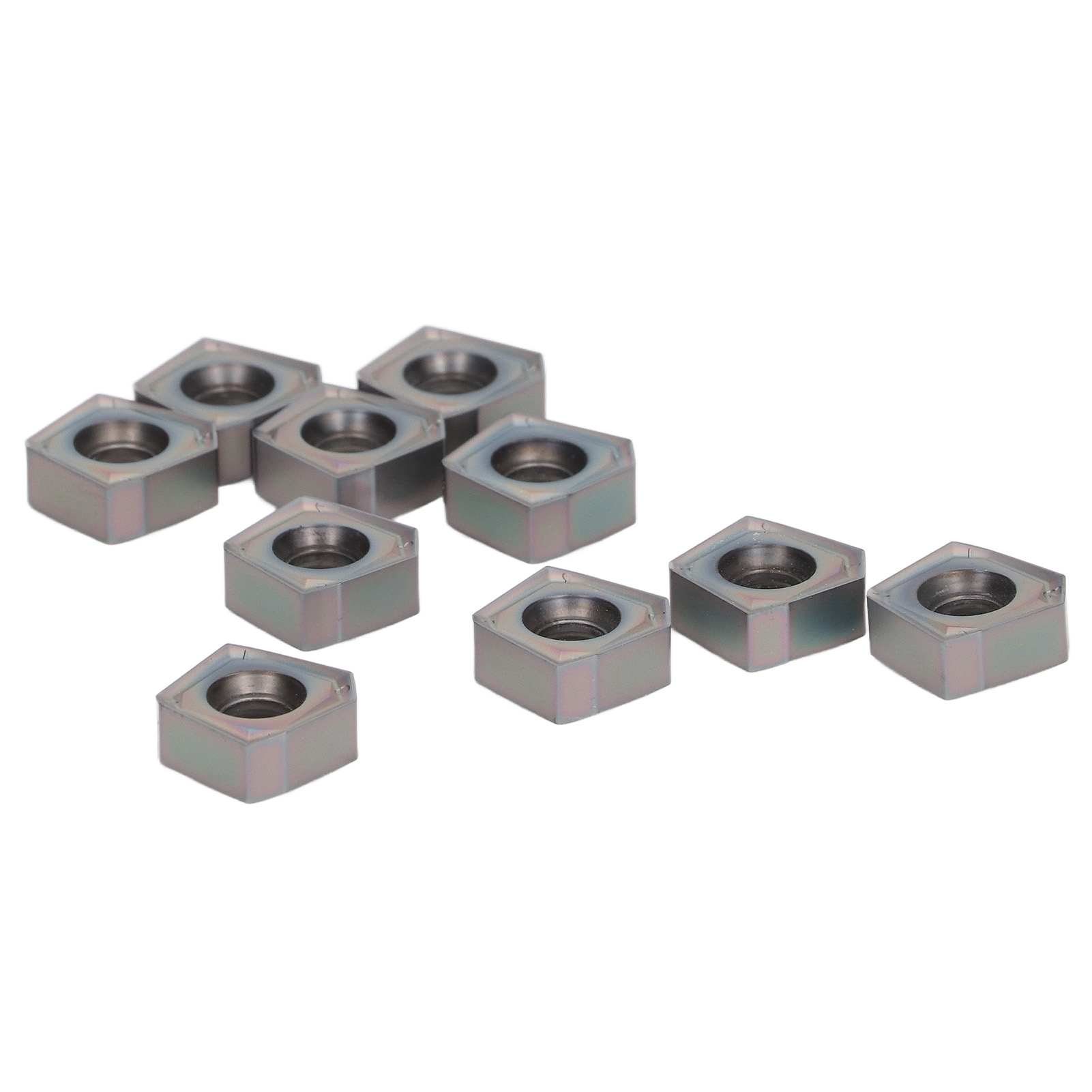 10 Beschichtete Vierkant-dreheinsätze Aus Hartmetall Für Holz, Metall, Cnc-fräsen, Werkzeughalter