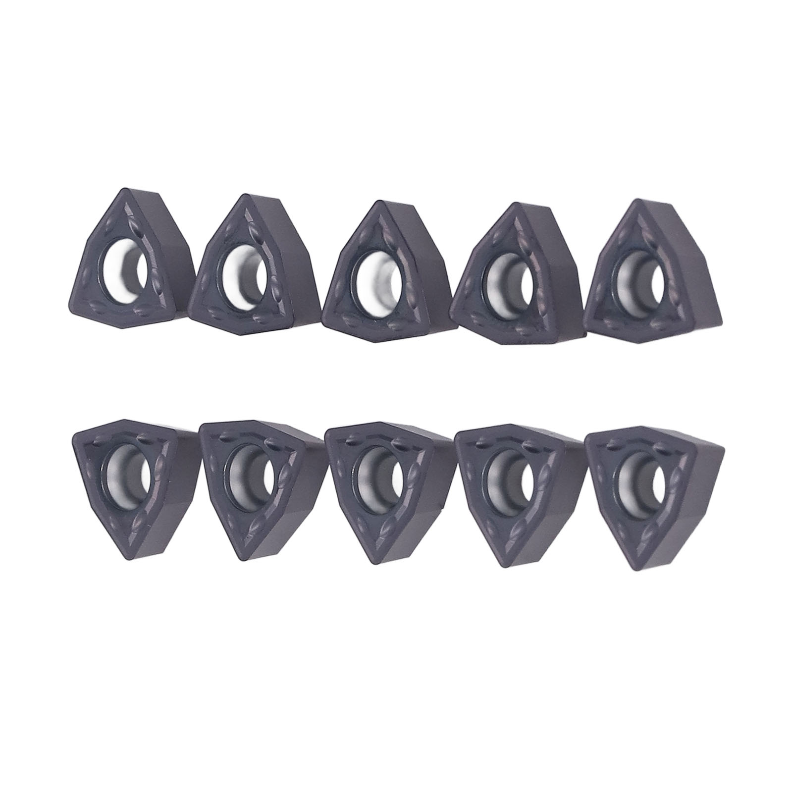 Packung Mit 10 Wcmx050308fx Hartmetall-wendeschneidplatten Für Cnc-drehmaschinen, Ersatz-wendeschneidplatten Für Indexierbare Drehwerkzeughalter, Präzision Und Langlebigkeit.