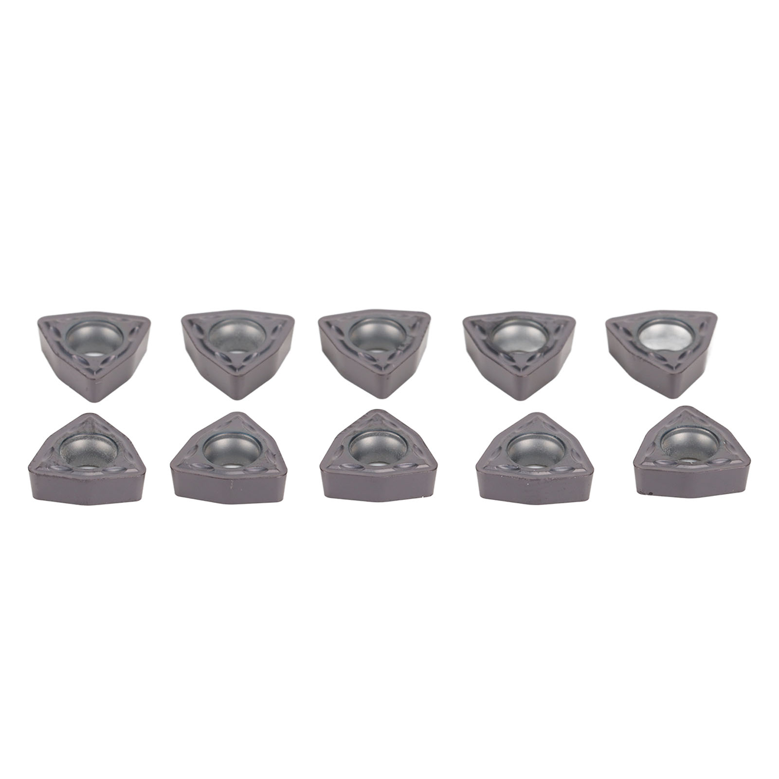Packung Mit 10 Wcmx040208fx Hartmetall-wendeschneidplatten, Cnc-dreheinsätze Für Austauschbare Werkzeughalter, Ersatzwerkzeug, Präzisionsbearbeitung.