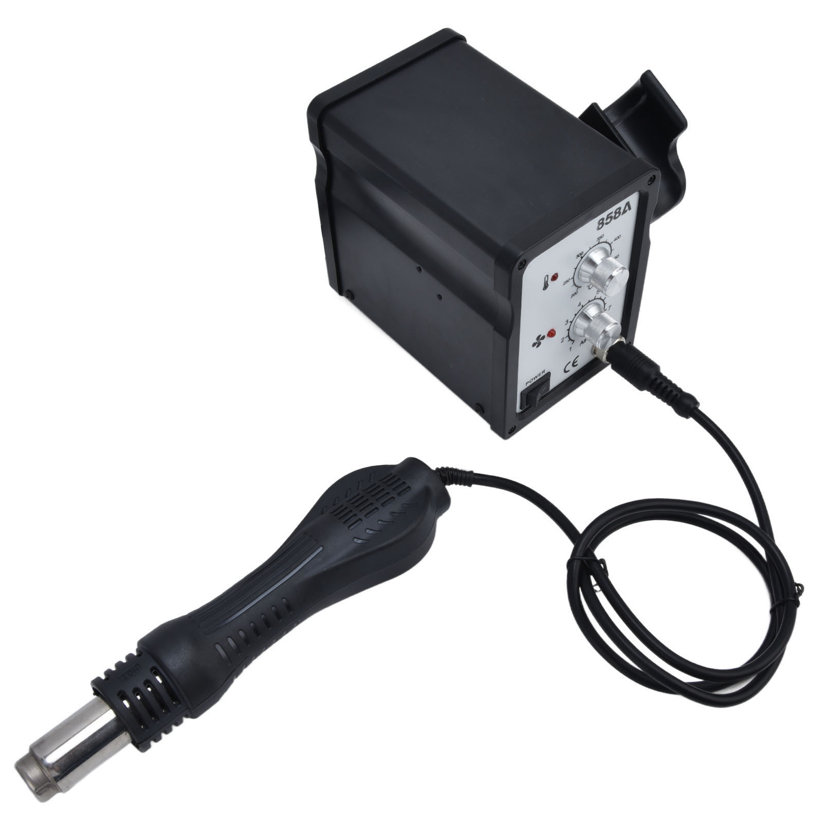 Heißluft-lötstation 858a, Digitaler Entlötkolben, Einstellbare Temperatur, 700 W, 220 V Eu-stecker, Professionelle Arbeitsstation