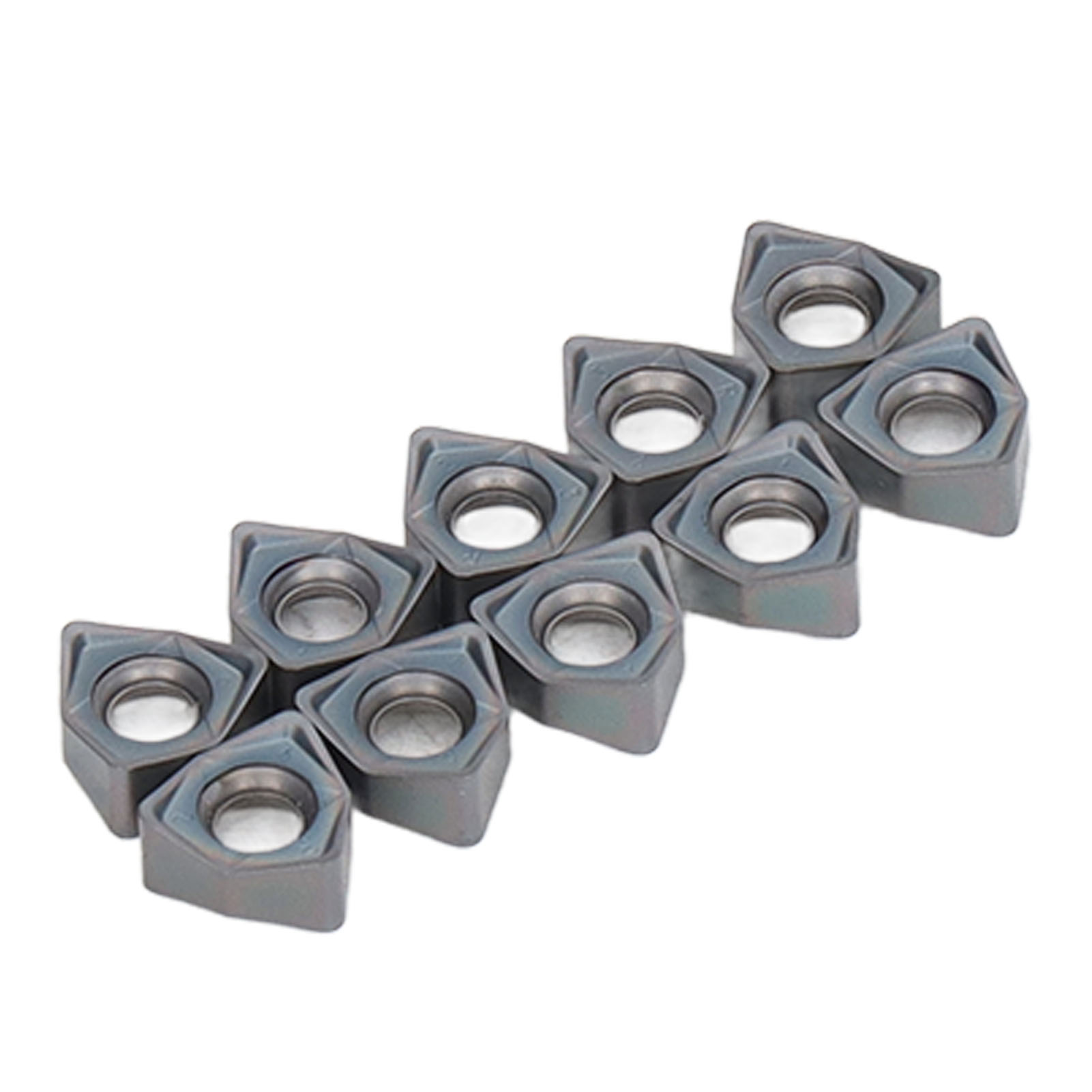 Satz Mit 10 Hartmetall-dreheinsätzen, Cnc-fräsblatt, Drehwerkzeug, Metallbearbeitungsset.