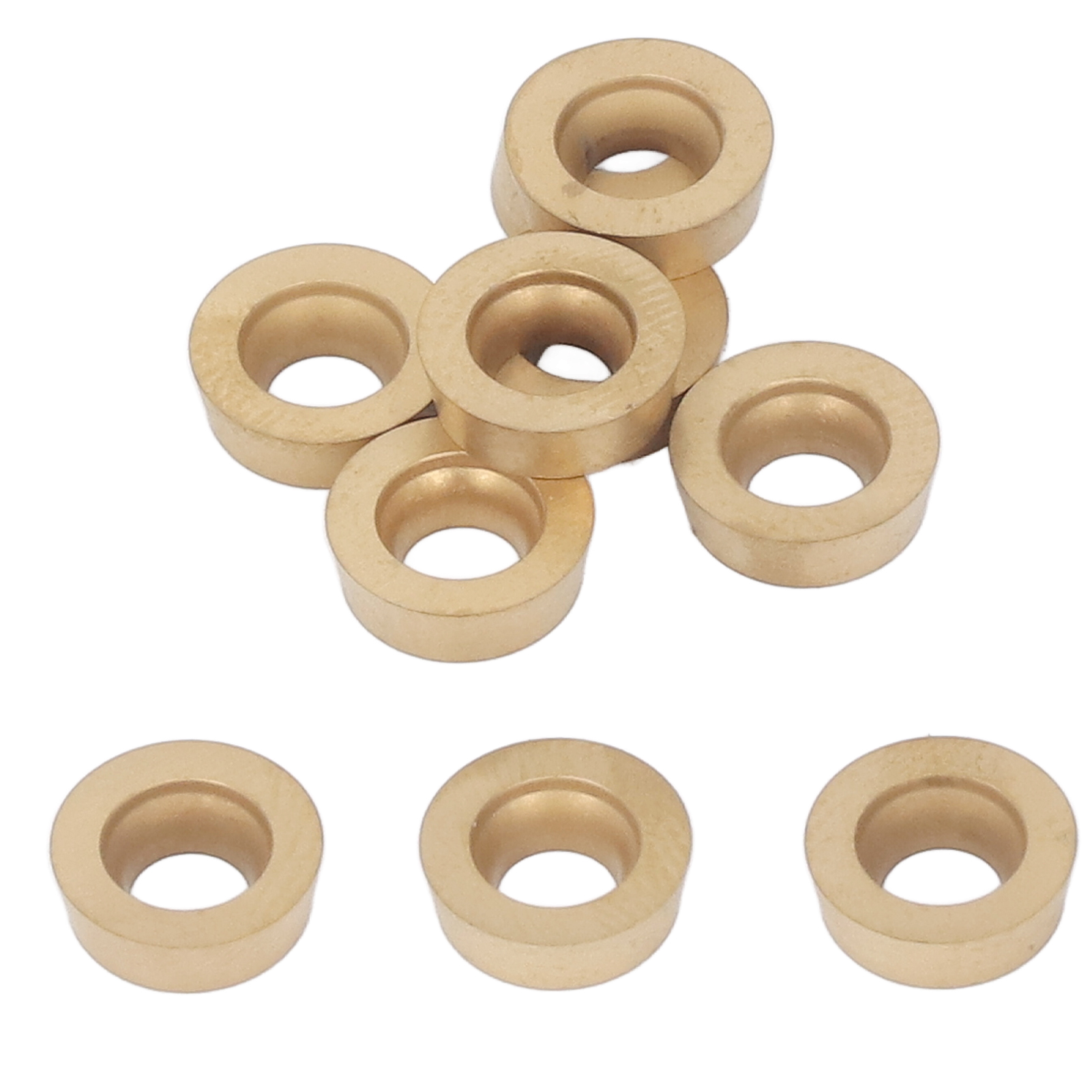 Satz Mit 10 Rpmt1003 Hartmetall-dreheinsätzen, Cnc-fräsklinge, Drehwerkzeug, Schleifeinsatz-set, Stahl Und Metall, Präzision.
