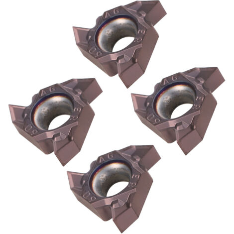 10 Stück 16er Ag60 Wendeschneidplatten Aus Hartmetall Für Cnc-drehmaschinen Zum Gewindeschneiden Und Zur Metallbearbeitung