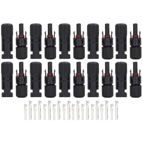 10 Ip67 Wasserdichte Solarmodul-anschlusssets, Stecker Auf Buchse, 1000v Photovoltaikkabel