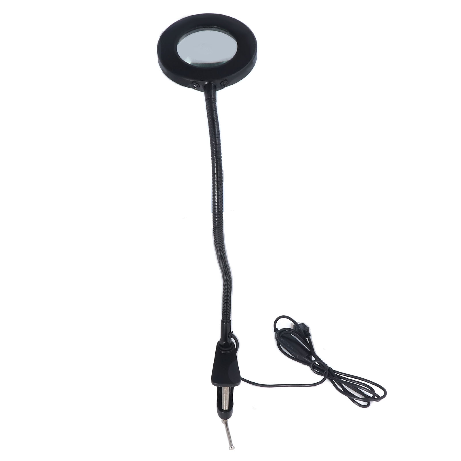Usb-led-vergrößerungslampe Mit Klemme, Glas, 11 Einstellbare Helligkeitsstufen Zum Löten