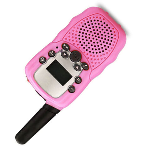 Kinder-walkie-talkies Mit 3 Km Reichweite, Klarere Kommunikation, Hellrosa Farben, Interaktives Spiel