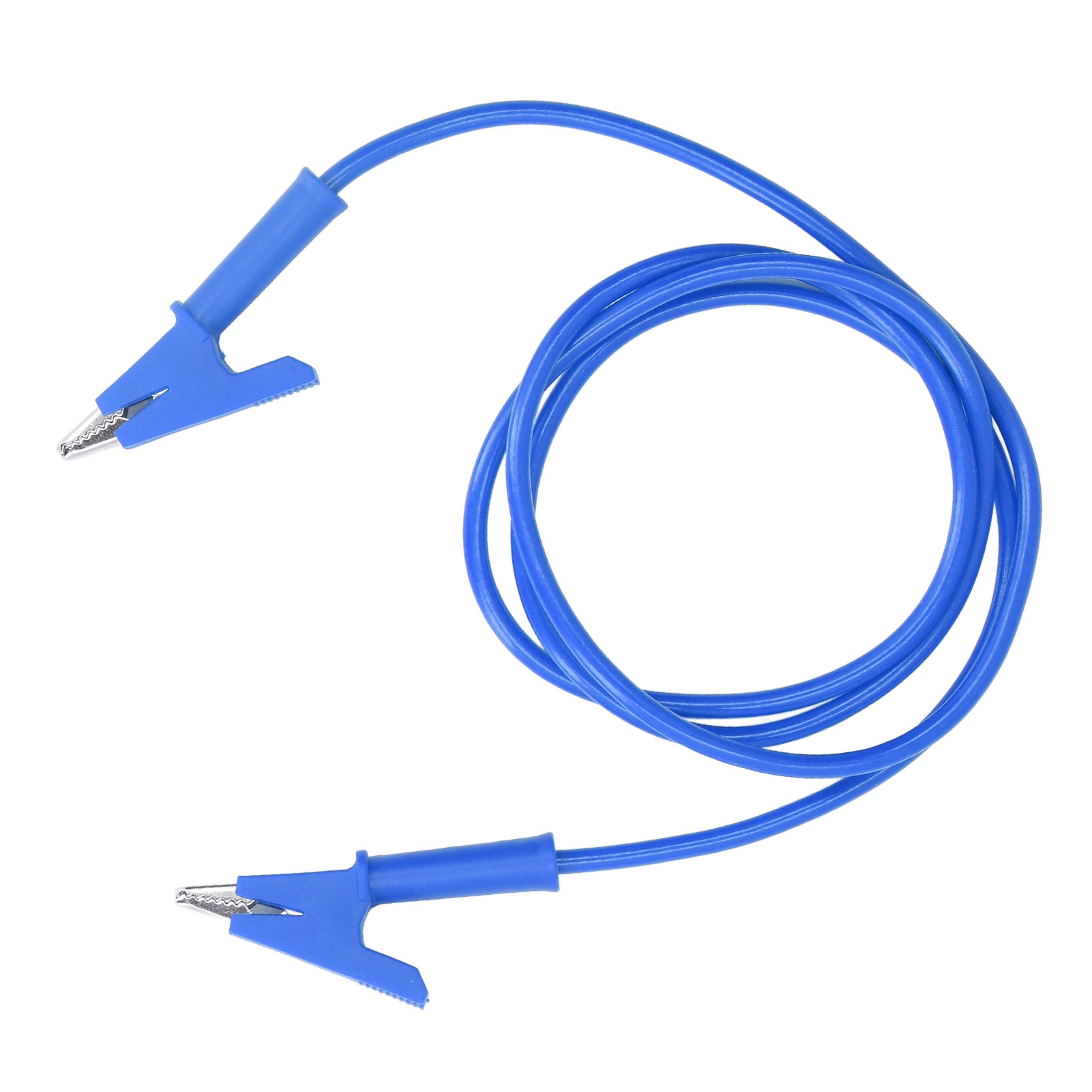 10 Mm Doppelseitige Krokodilklemme, Kfz-batterieprüfleitung, Blaues Kabel