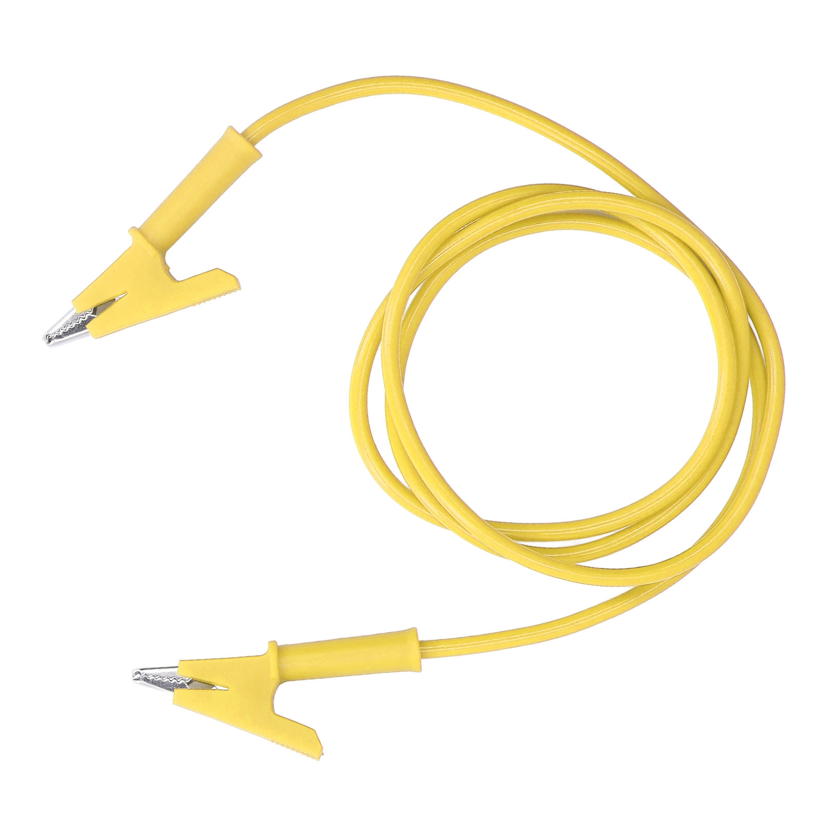 2er-pack Doppelseitige Krokodilklemmen 10 Mm, Kfz-batterietestkabel, Gelb