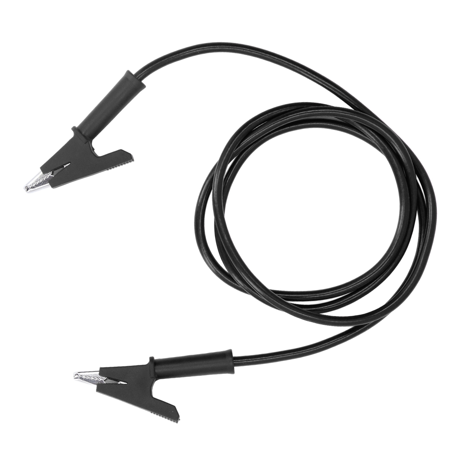 Set Mit 2 Krokodilklemmen, Doppelseitig, 10 Mm Öffnung, Kfz-batteriemesskabel, Schwarz
