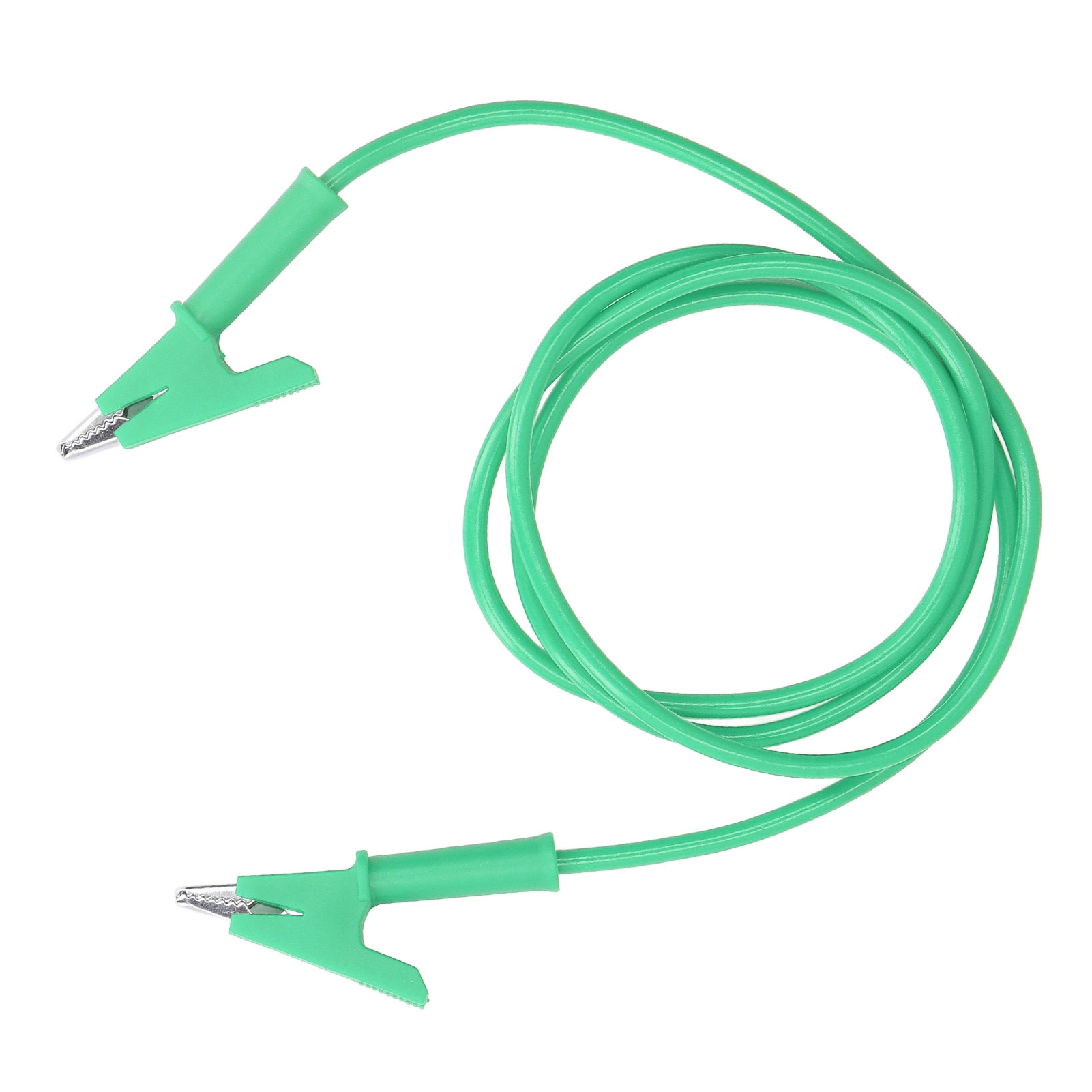 Set Mit 2 Krokodilklemmen, Doppelseitig, 10 Mm Öffnung, Kfz-batteriemesskabel, Grün