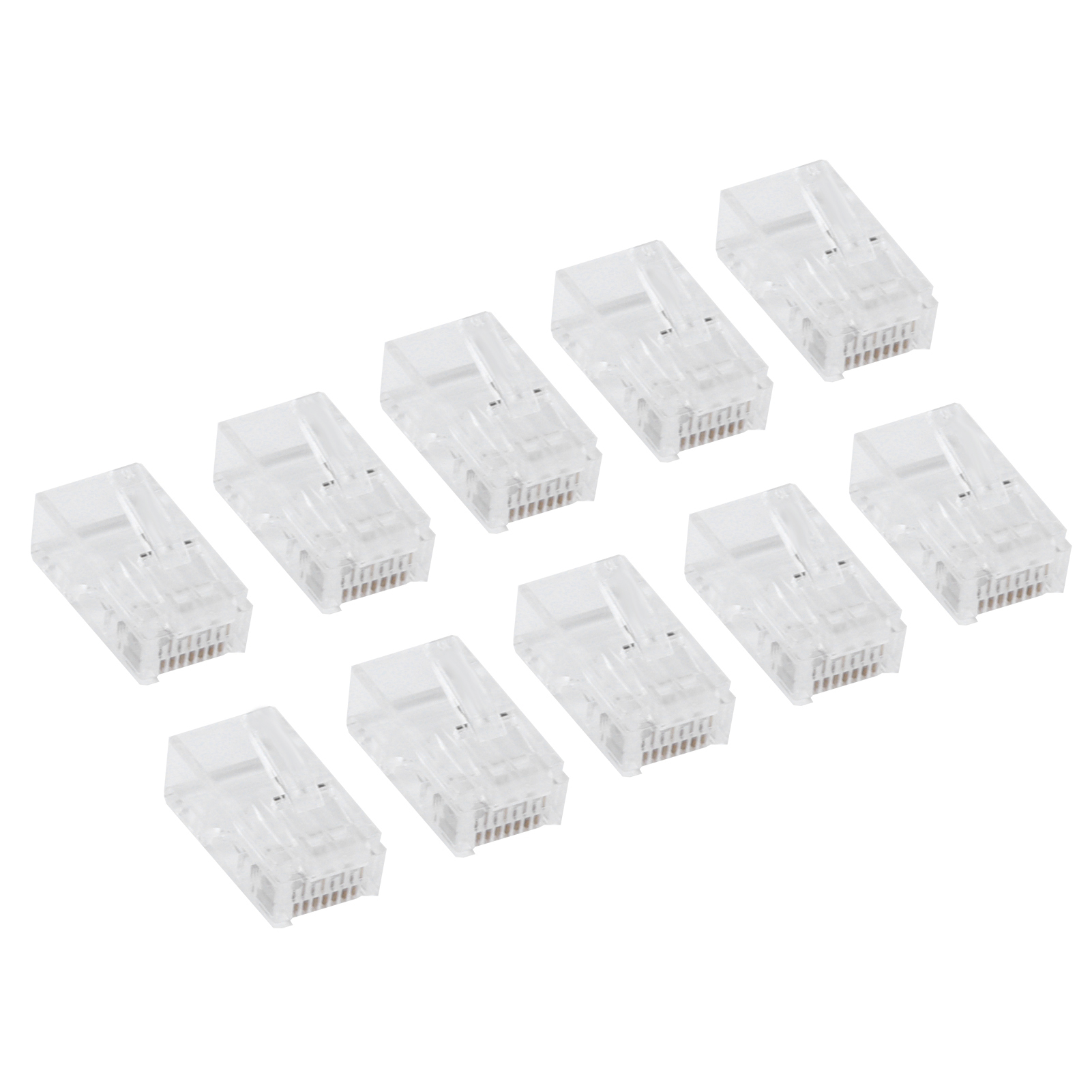 Rj45 Cat6 X100-stecker, Ethernet-netzwerkstecker Für Computer, Hubs, Router, 8p8c-stecker (männlich).