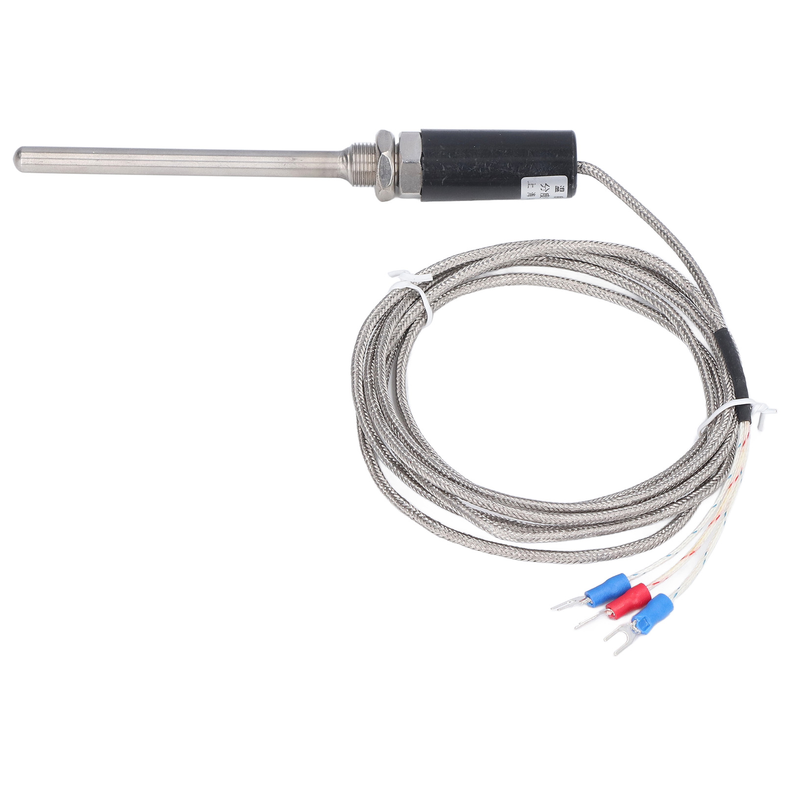 Pt100-thermoelementfühler, Geschirmtes Kabel, Wasserdicht, Temperatursensor -200 Bis 450 °c, Wzpt-10, Wasserbeständig