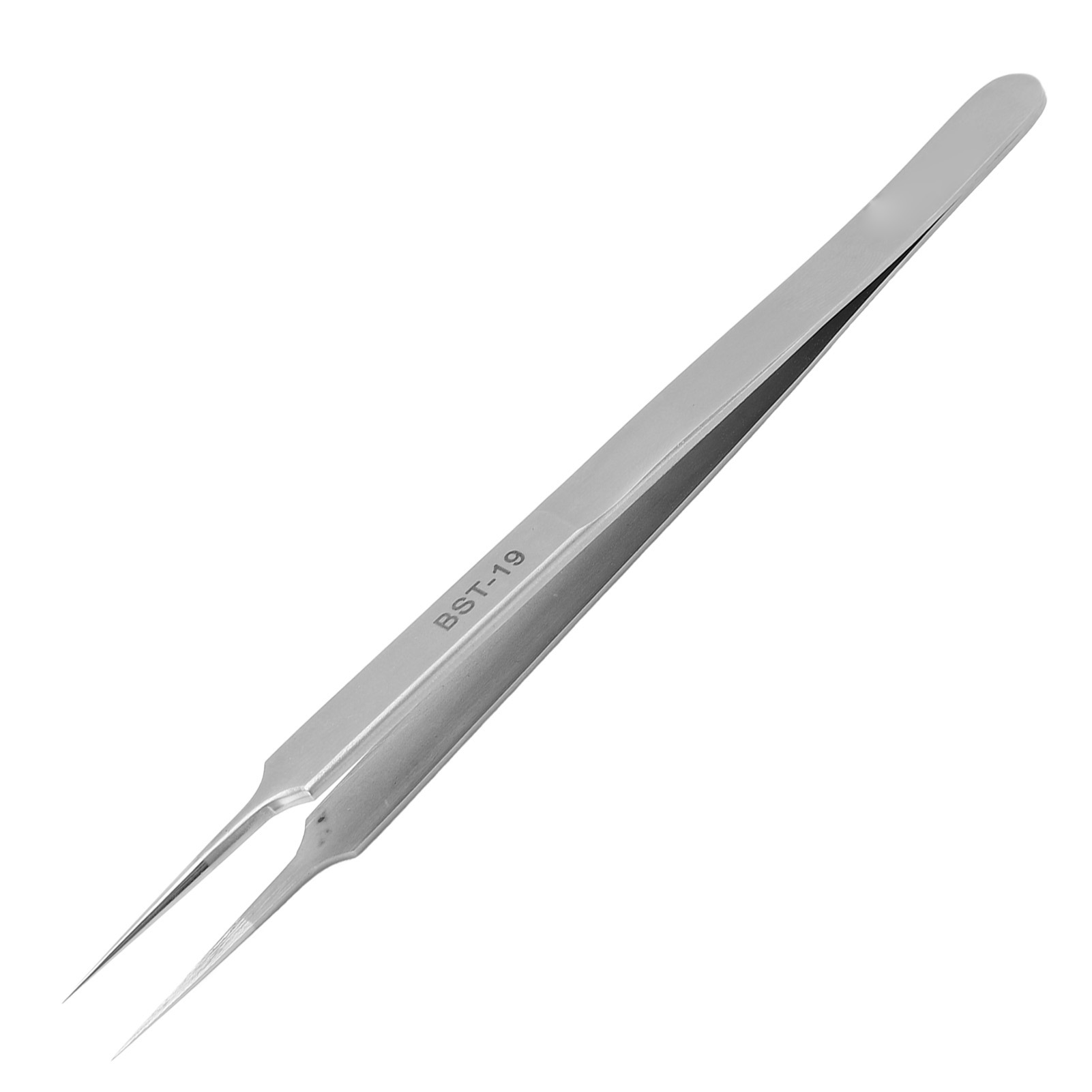 Bst-19 Präzisionspinzette Aus Antimagnetischem Edelstahl Mit Ultrafeiner, Spitz Zulaufender Spitze Für Den Professionellen Einsatz.