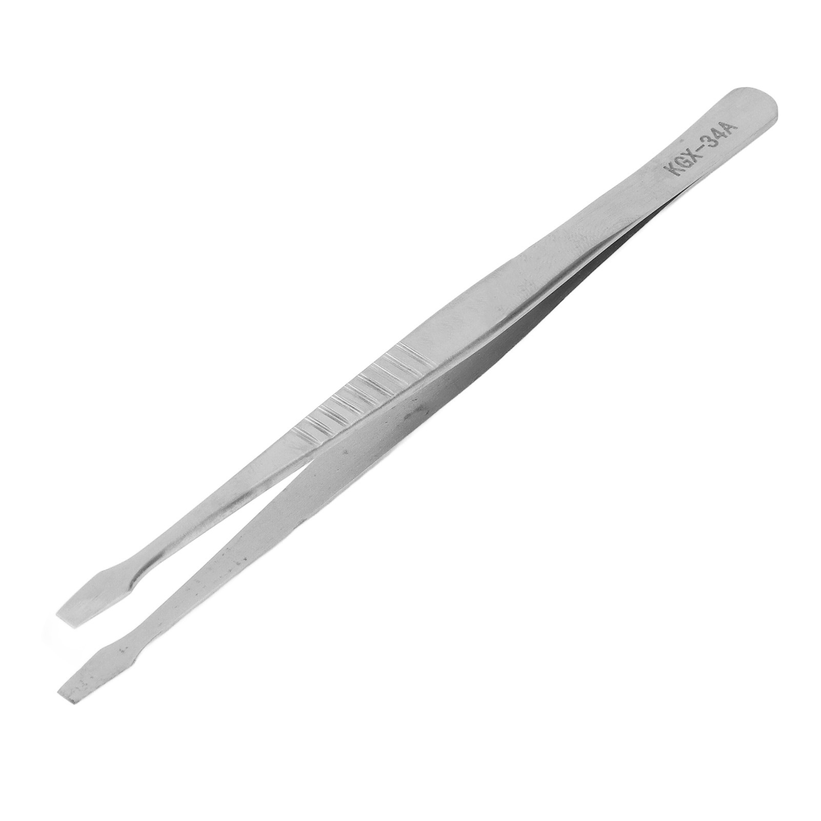 Präzisions-flachpinzette Mit Matter, Sandgestrahlter Oberfläche Für Motherboard-reparaturen, Leitungsunterbrechungen, Mikroskopie Und Elektronische Werkzeuge.