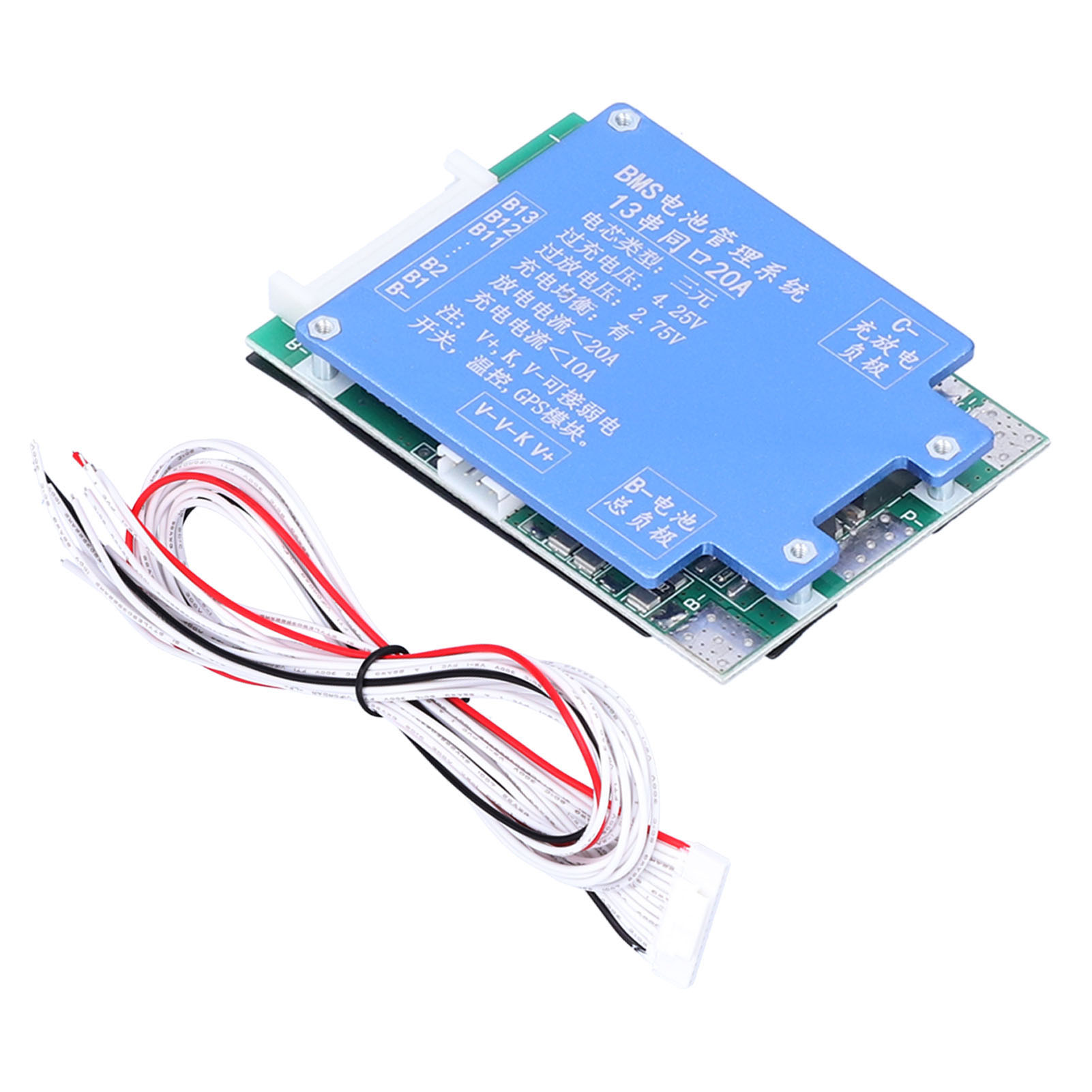 48v 20a Lithium-batterieladegerät Bms, Schutzmodul Mit Gp5-anschluss, Leiterplatte Für 13s-batterie