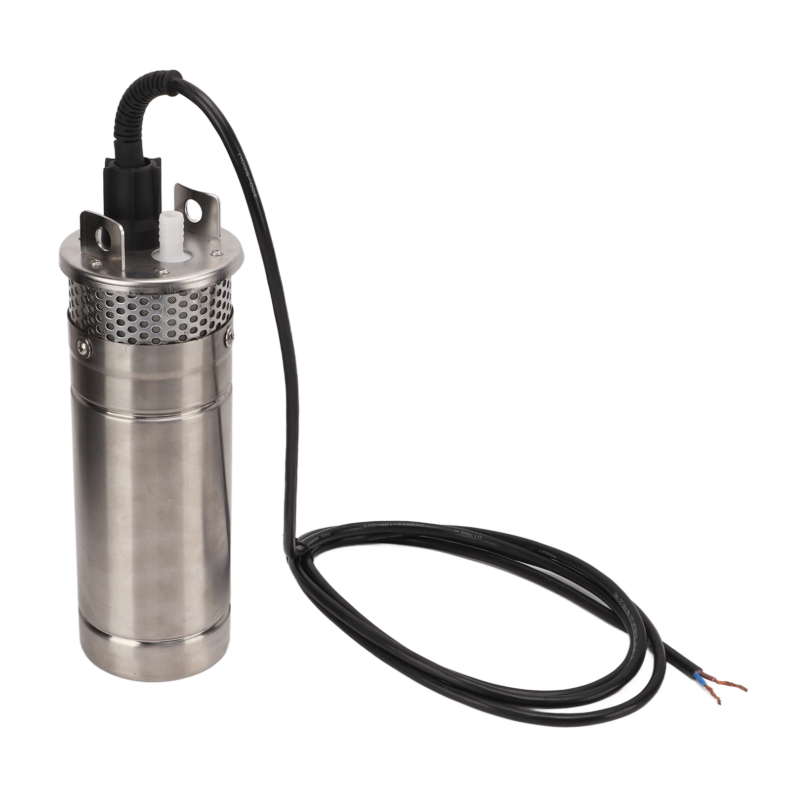 Tiefbrunnen-tauchpumpe, Hohe Förderleistung, Solarbetrieben, Edelstahlgehäuse, 1/2-zoll-kupferspule, 120-w-gleichstrommotor (12 V, 10 A)